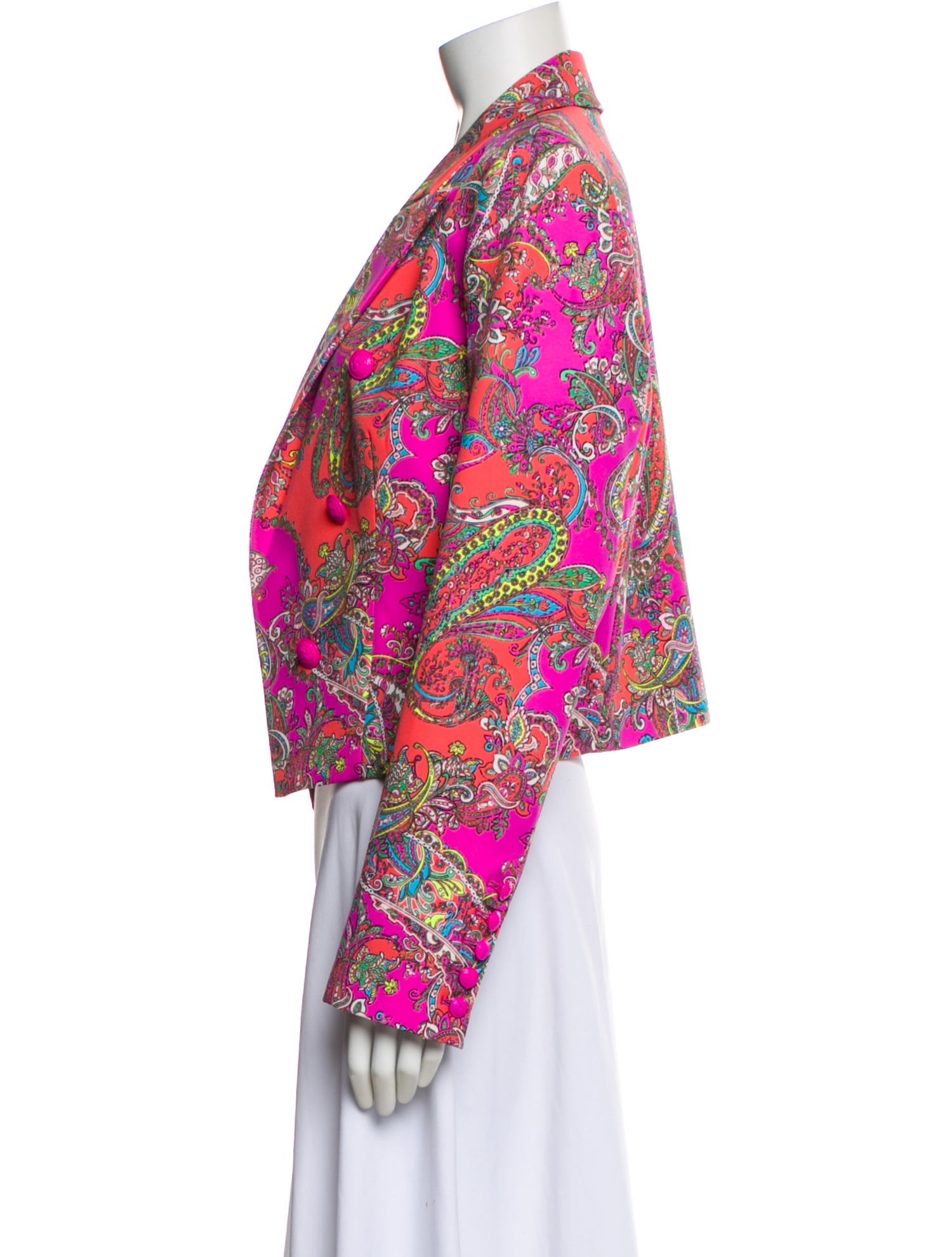 L'Agence Floral Print Blazer