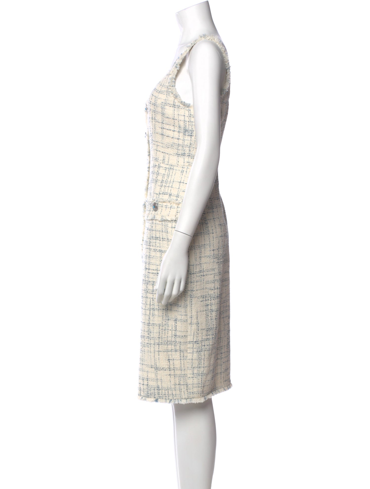 L'Agence Plaid Print Knee-Length Dress w/ Tags