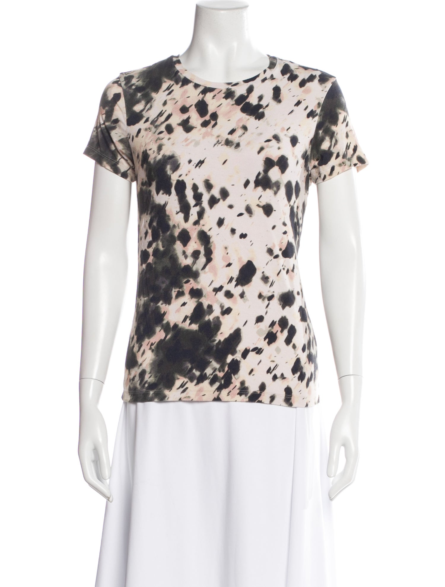 L'Agence Ressi T-Shirt Tie-Dye Print T-Shirt