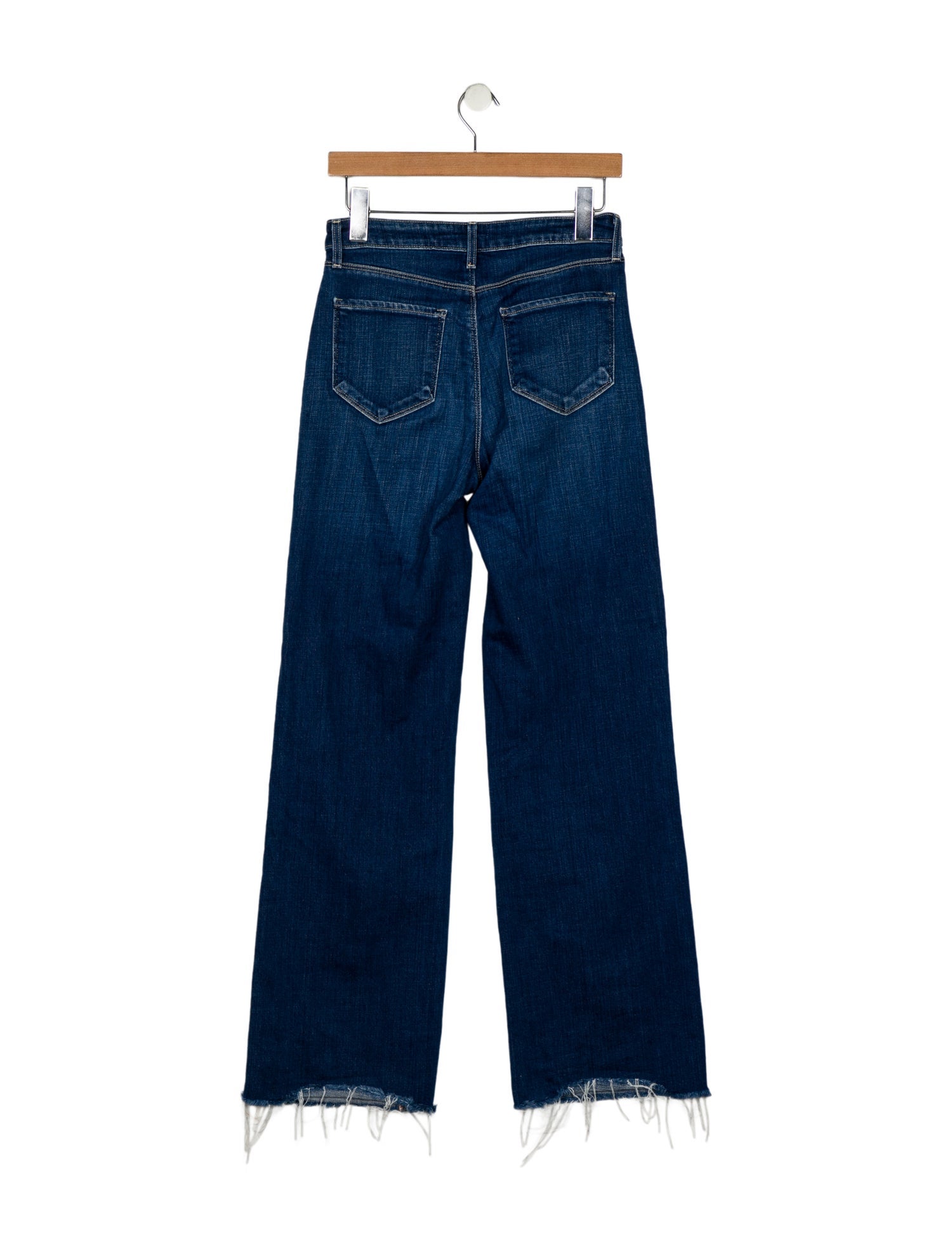 L'Agence Mid-Rise Wide Leg Jeans