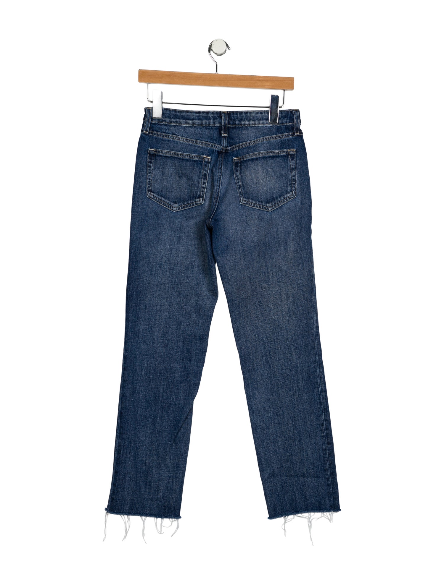 L'Agence Mid-Rise Straight Leg Jeans