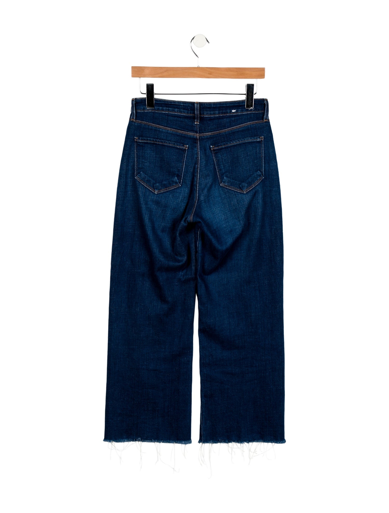L'Agence Mid-Rise Wide Leg Jeans