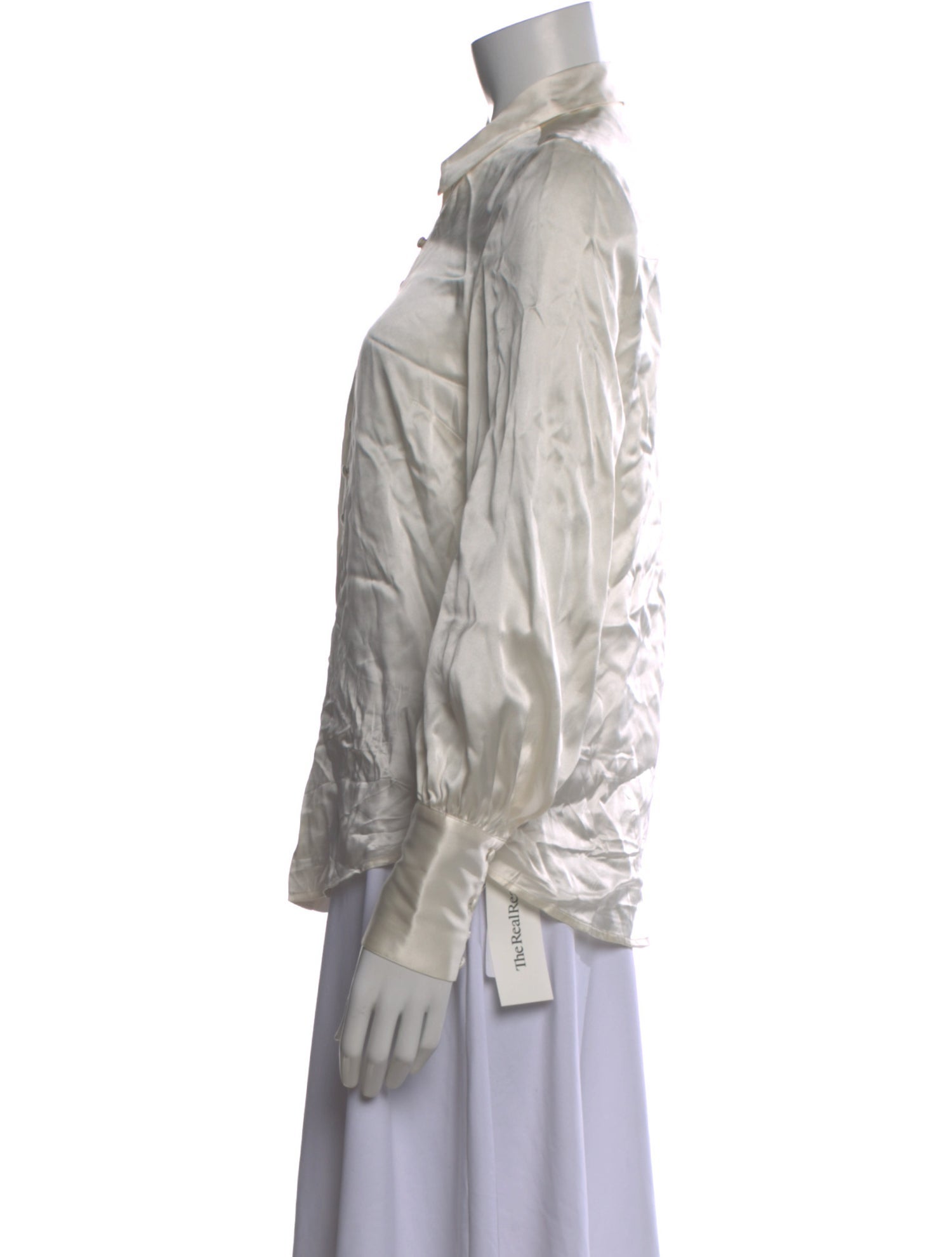 L'Agence Silk Long Sleeve Blouse