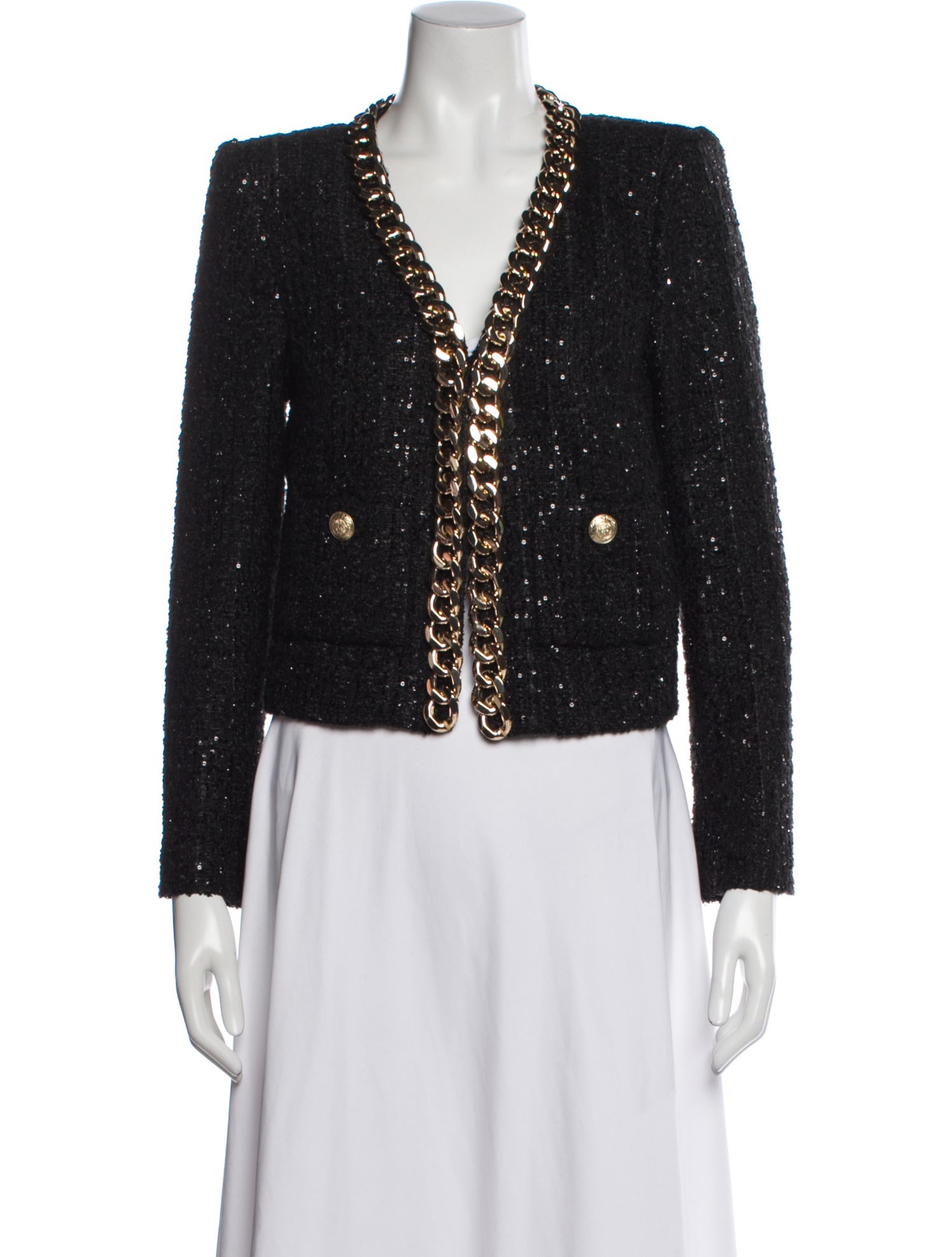 Tweed Pattern Evening Jacket