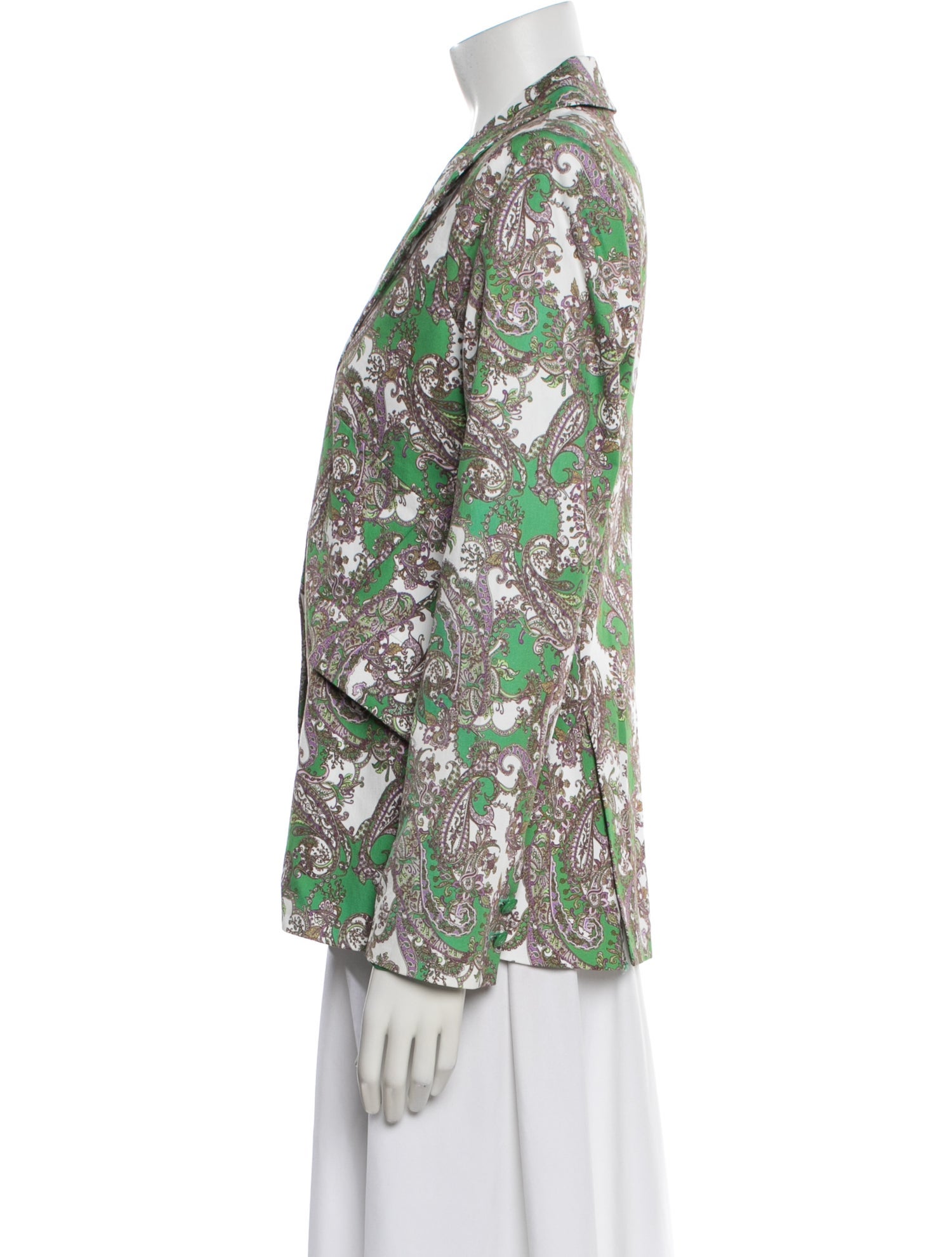 L'Agence Paisley Print Blazer