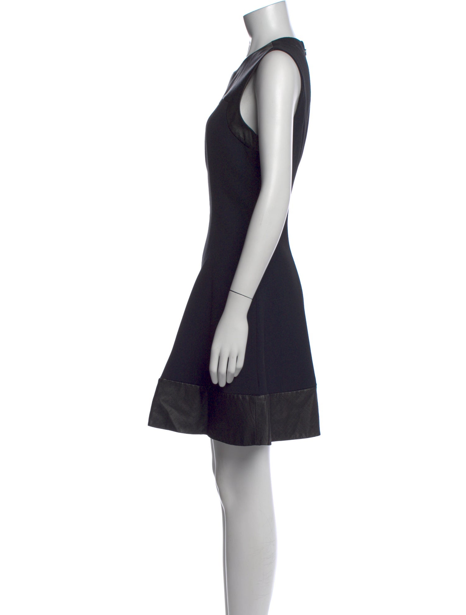 L'Agence Crew Neck Mini Dress