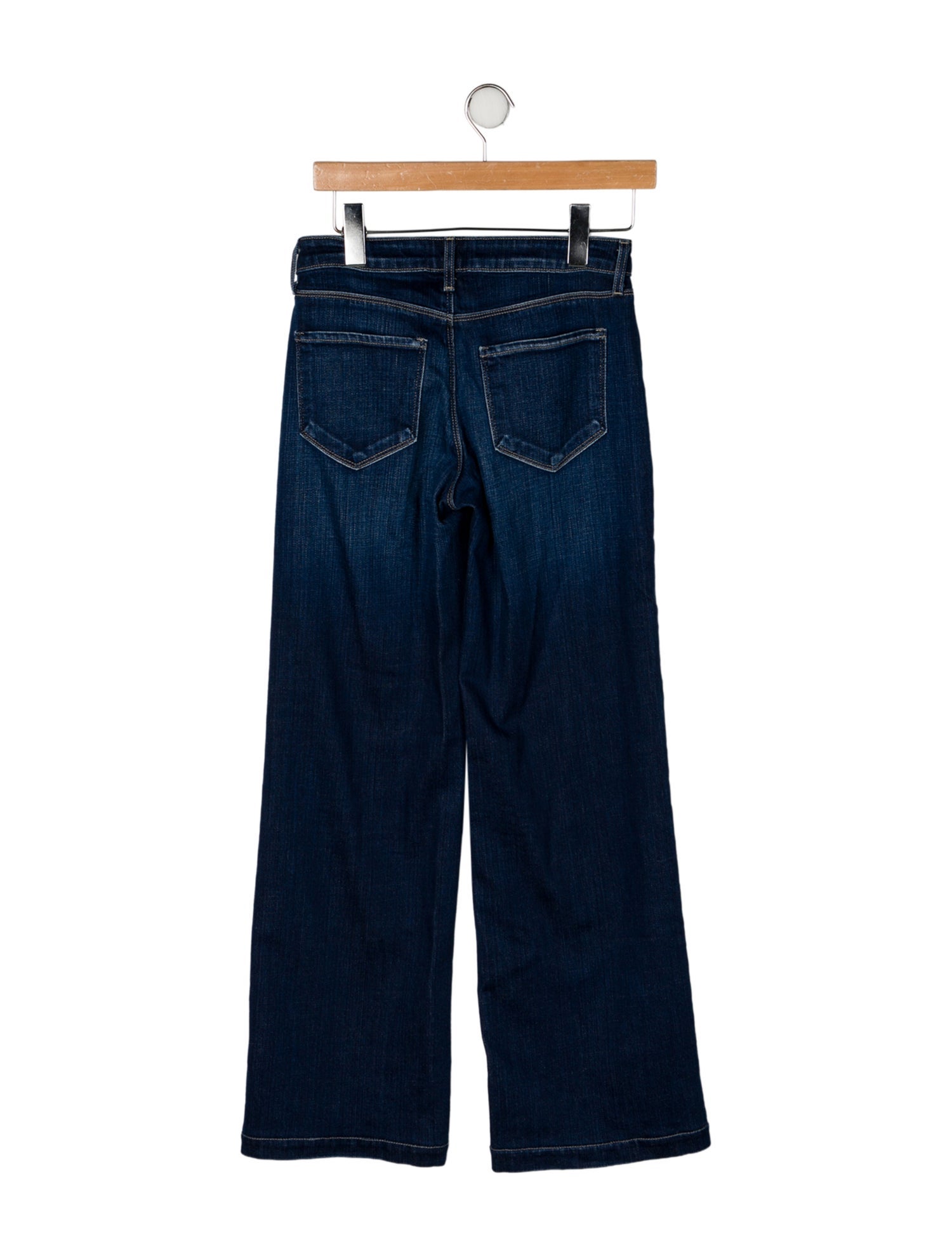 L'Agence Low-Rise Wide Leg Jeans