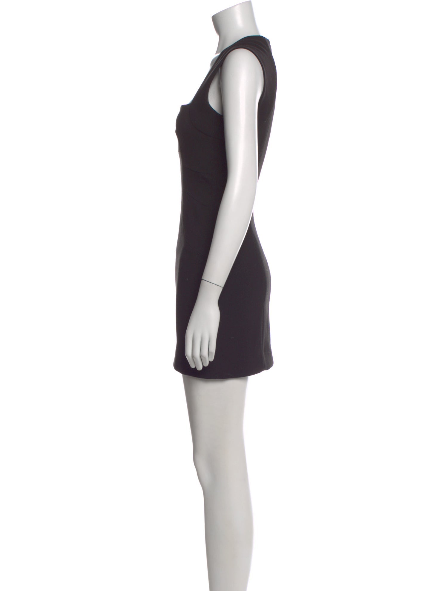 L'Agence Square Neckline Mini Dress