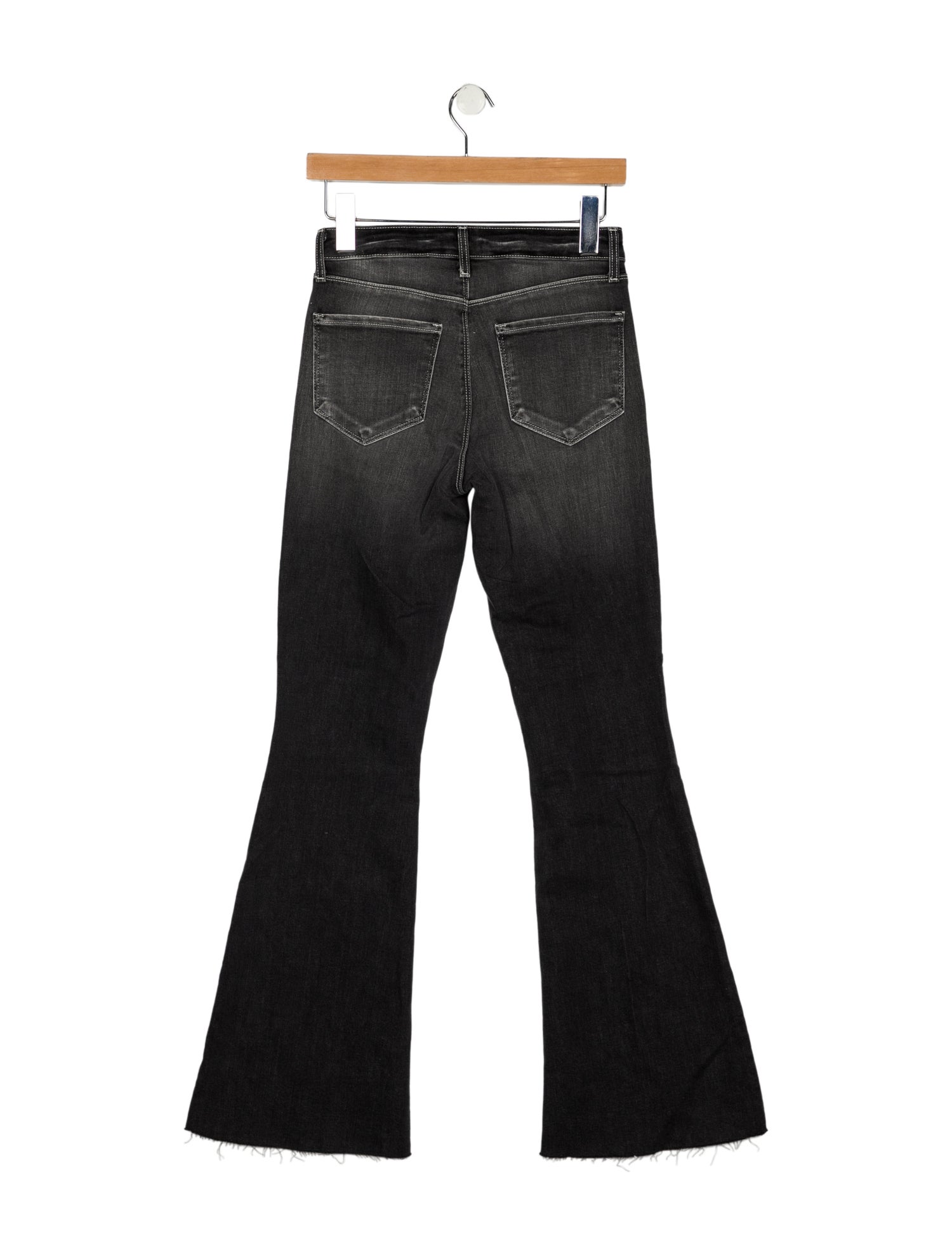L'Agence Mid-Rise Wide Leg Jeans
