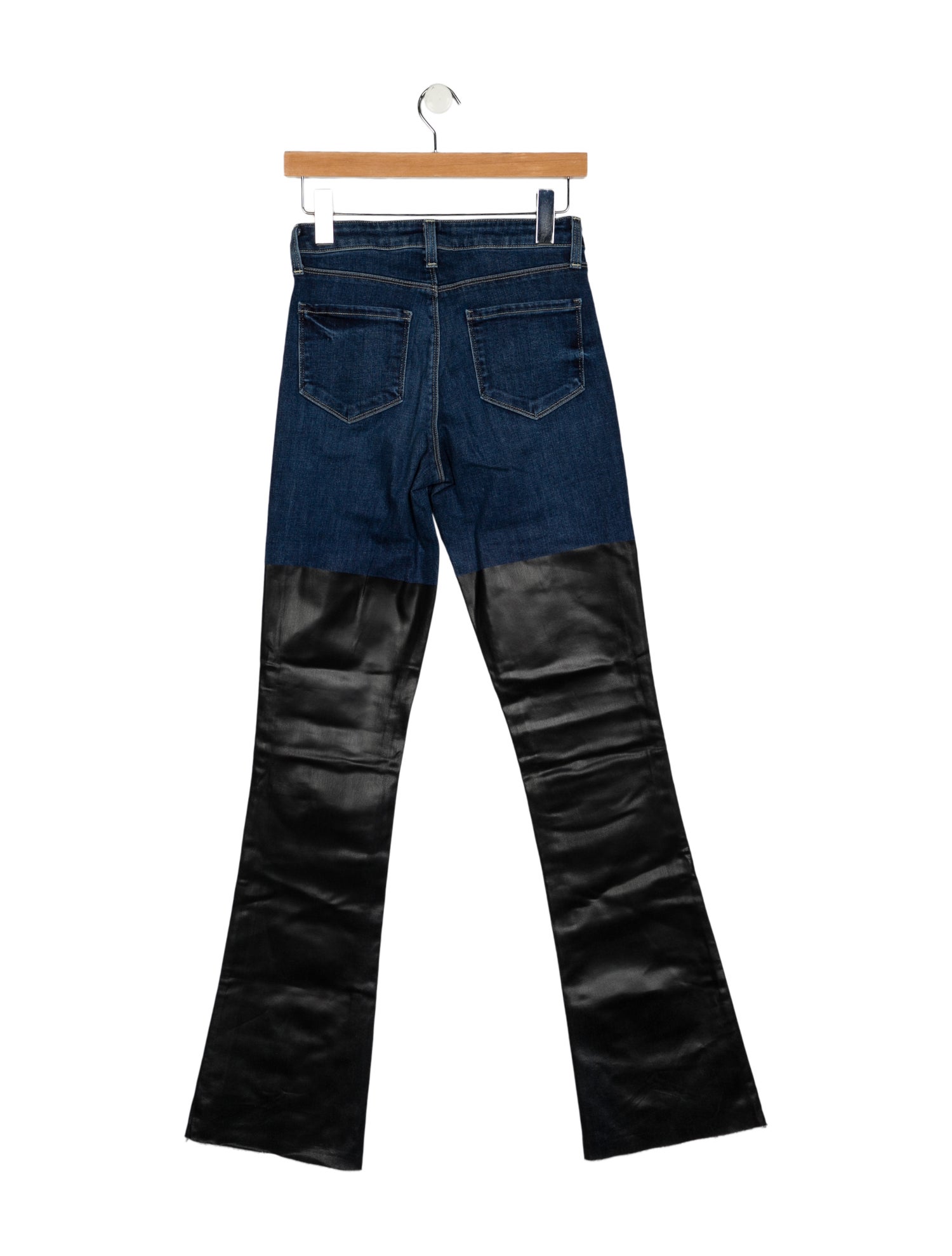 L'Agence Mid-Rise Straight Leg Jeans