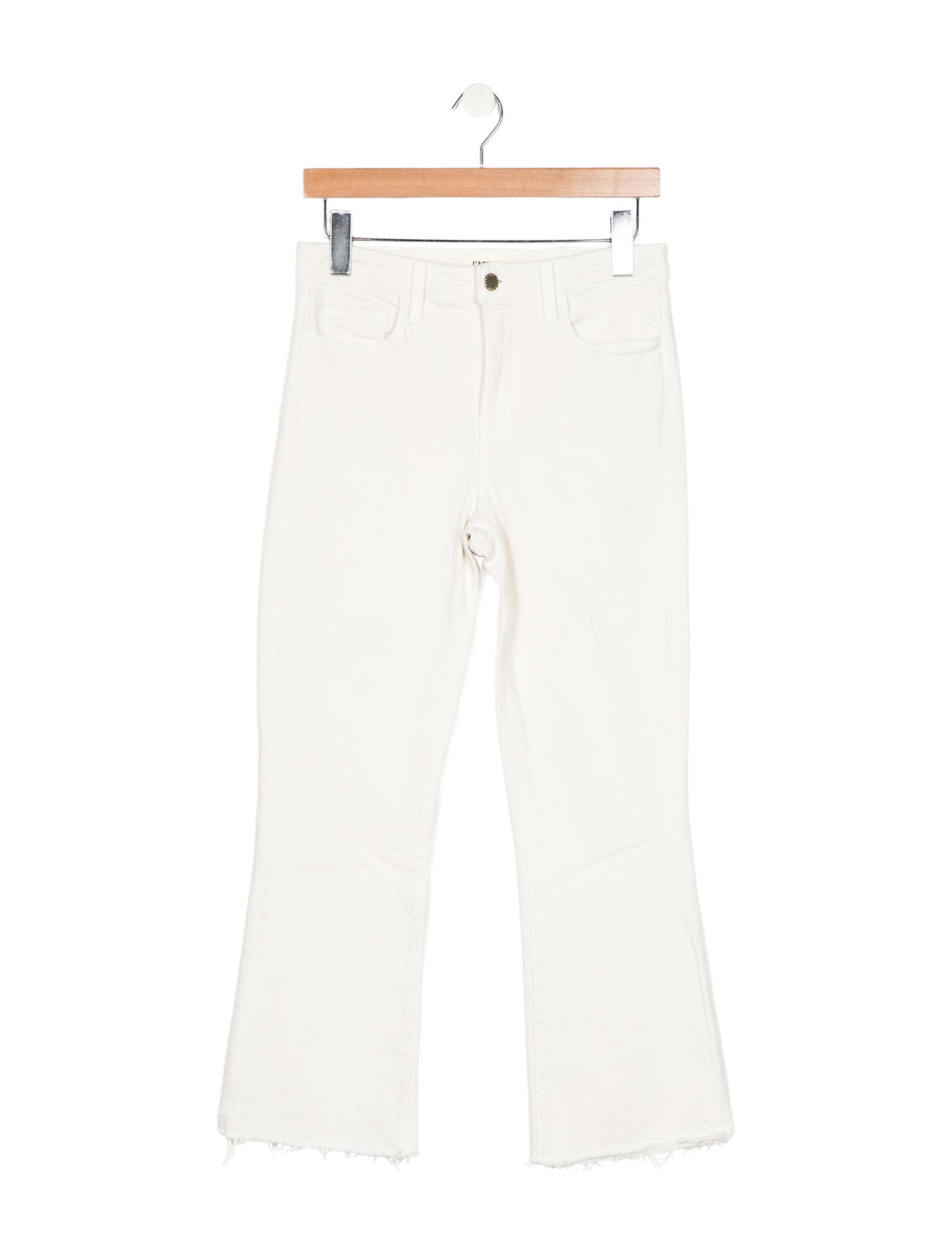 L'Agence High-Rise Straight Leg Jeans