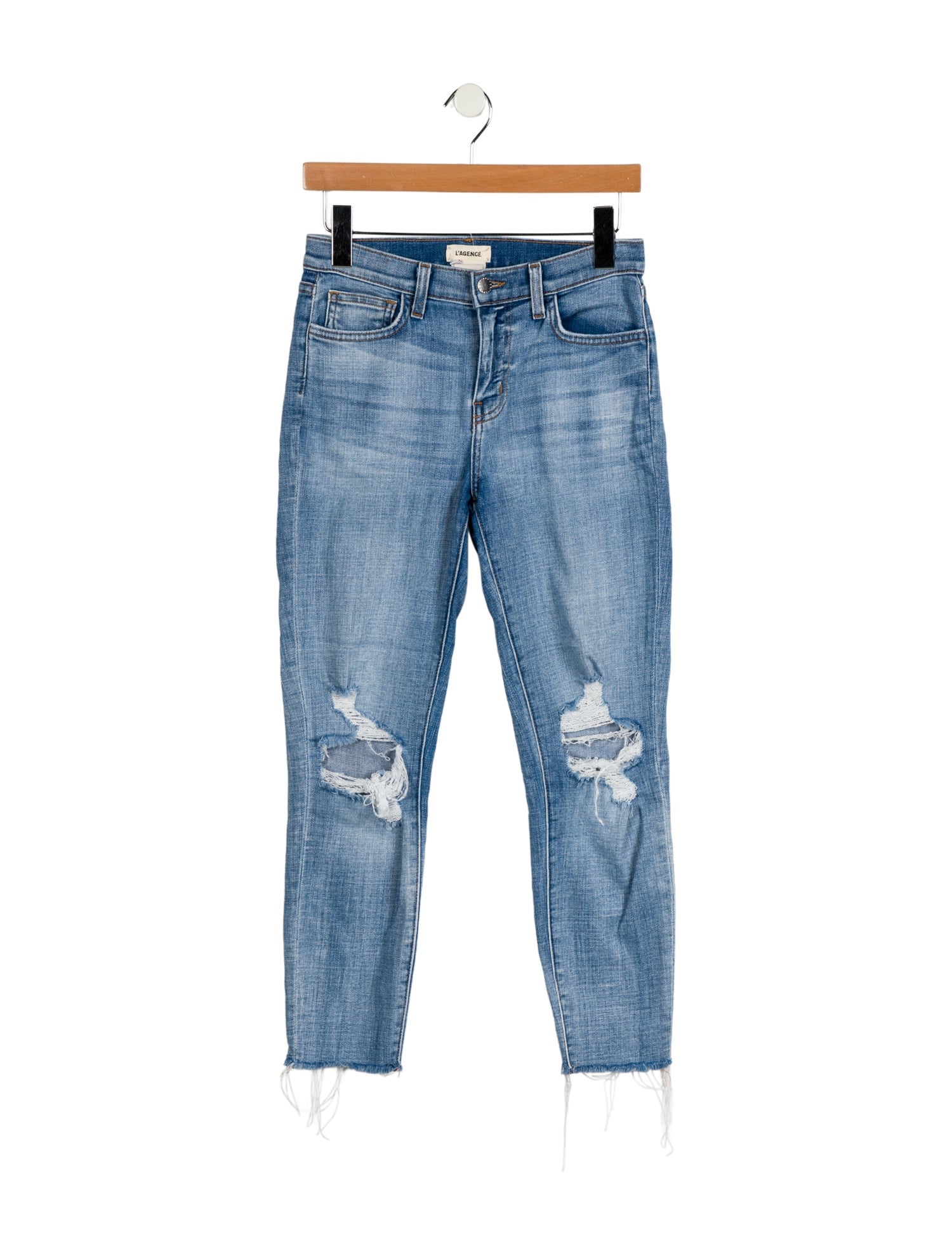 L'Agence Mid-Rise Skinny Leg Jeans