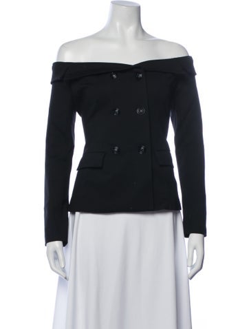 Pre-owned L'agence Blazer In Black/blue