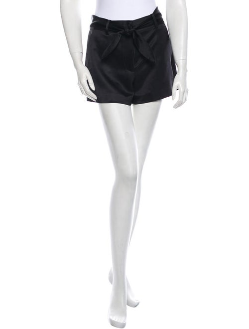 L'Agence Satin Shorts w/ Tags Black
