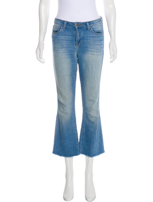 L'Agence Mid-Rise Flared Jeans Blue