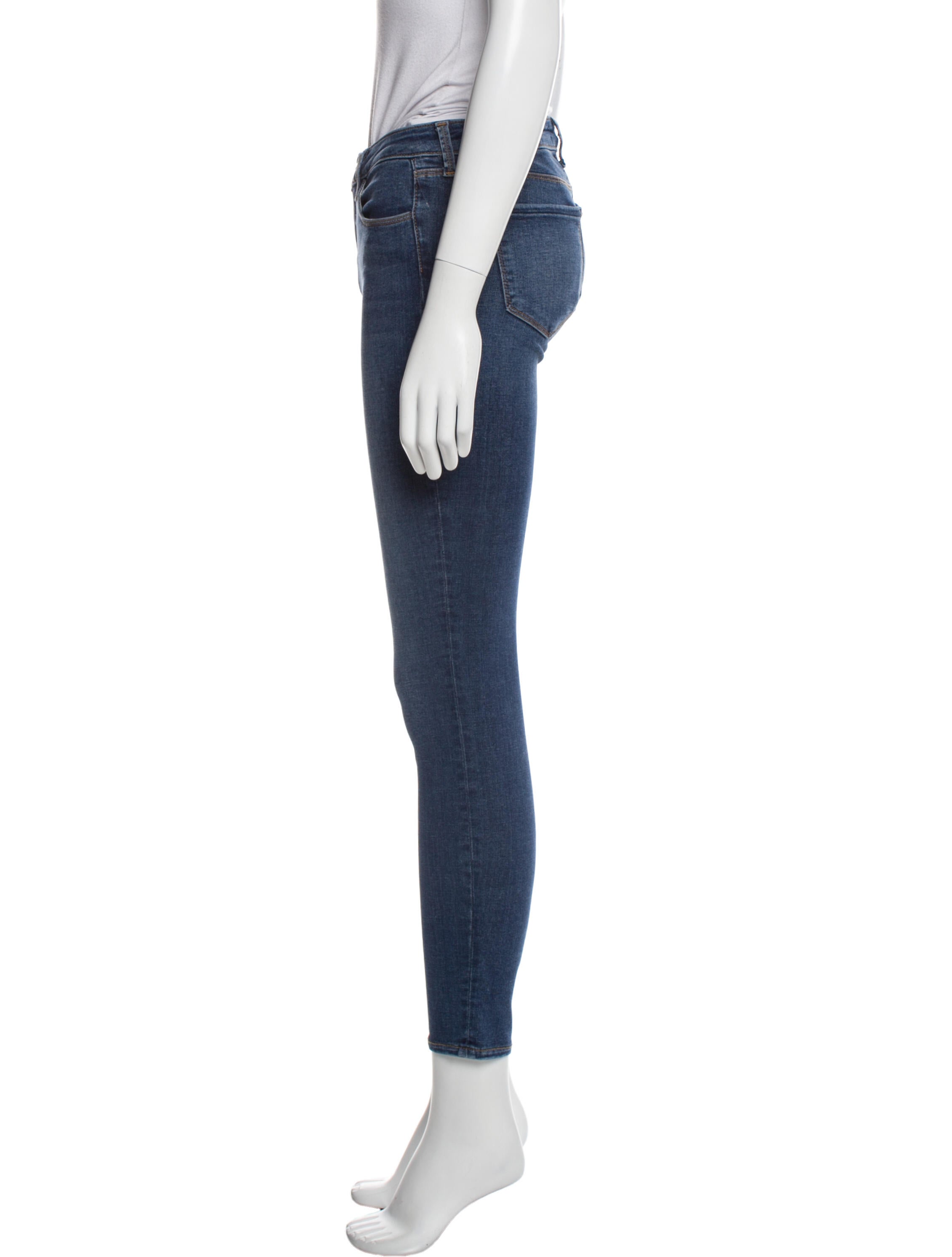 L'Agence Mid-Rise Skinny Leg Jeans