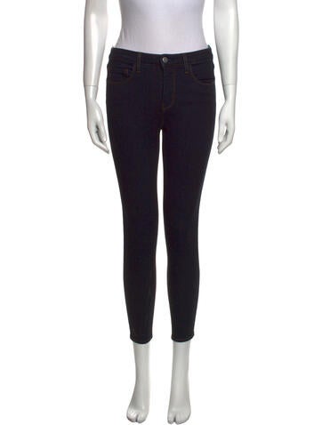 L'Agence Jeans Mid-Rise Skinny Leg S