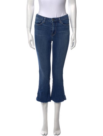 L'Agence Mid-Rise Straight Leg Jeans