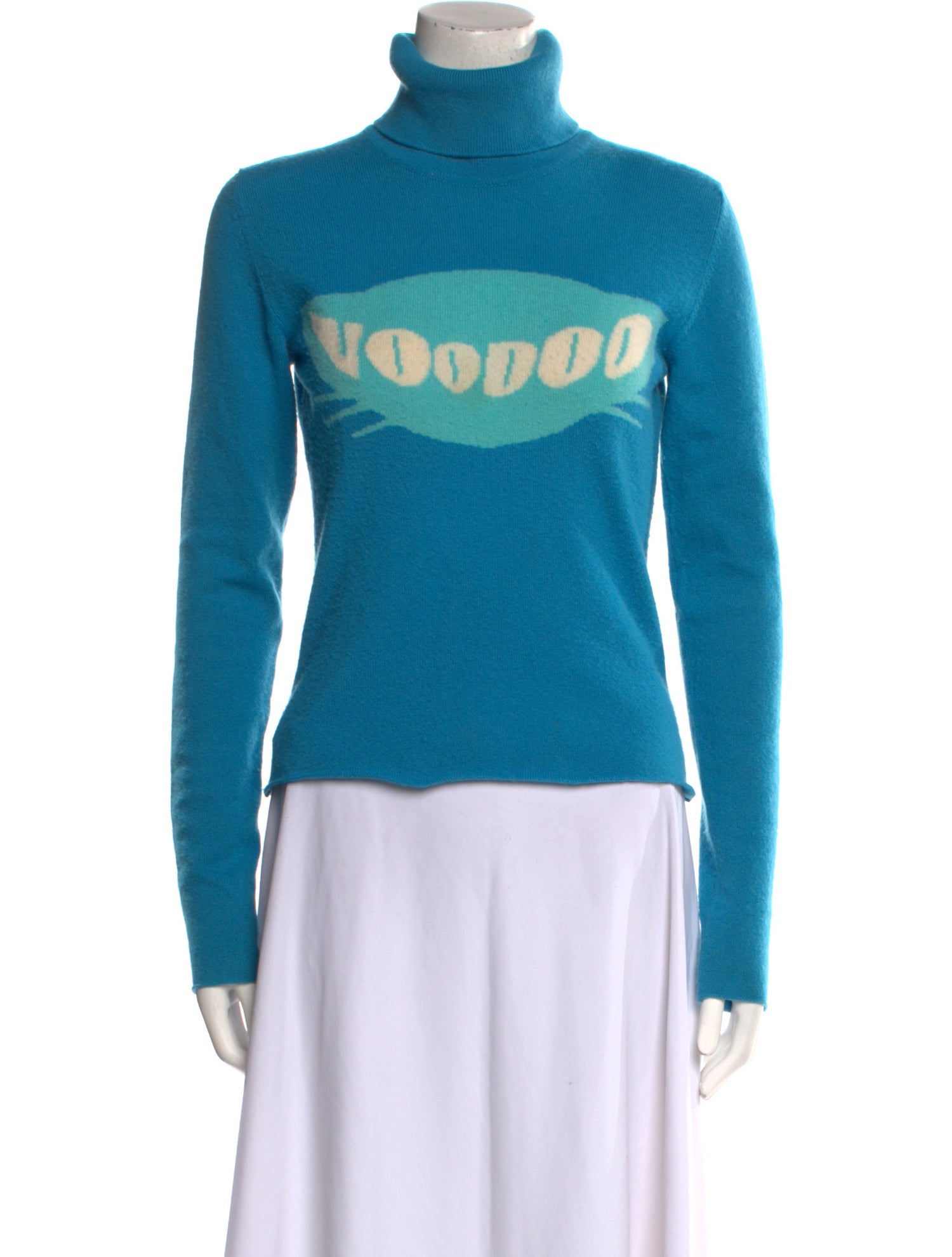 Lucien Pellat-Finet Graphic Print Turtleneck Sweater