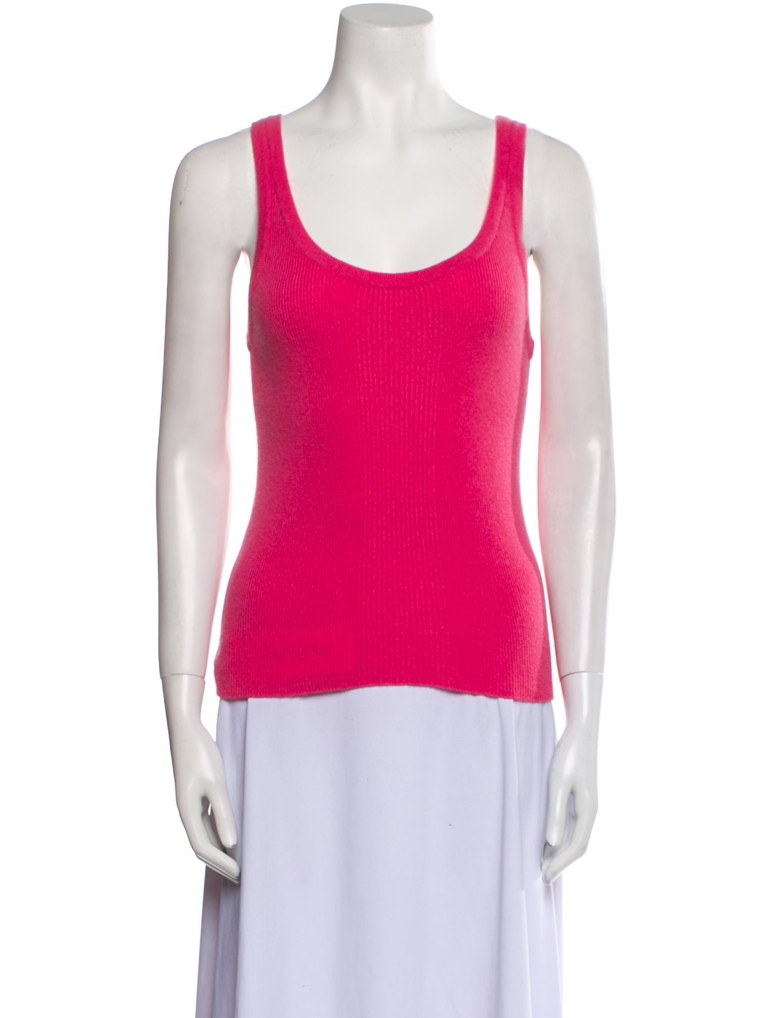 Lucien Pellat-Finet Cashmere Scoop Neck Top