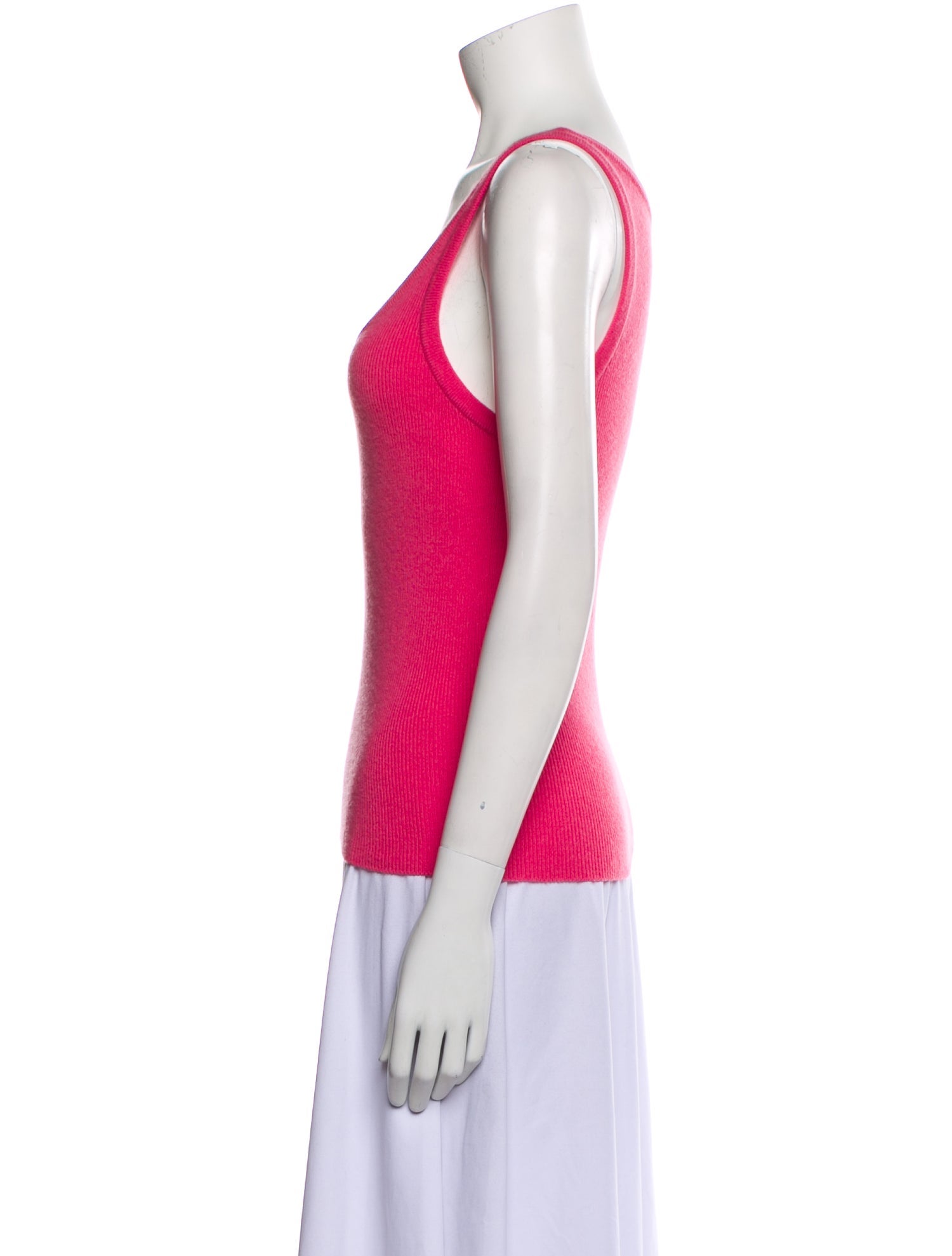 Lucien Pellat-Finet Cashmere Scoop Neck Top