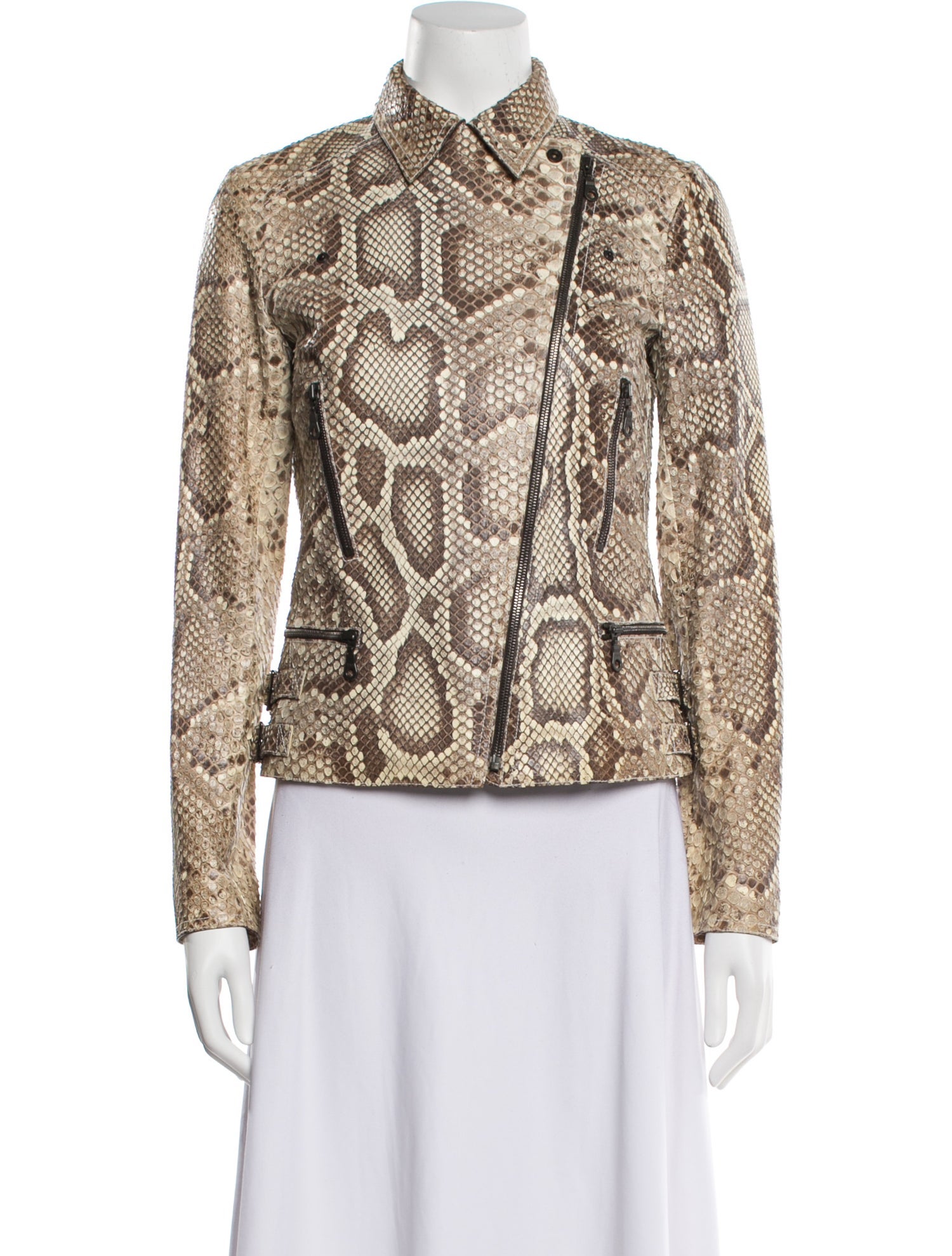 Lucien Pellat-Finet Python Printed Evening Jacket