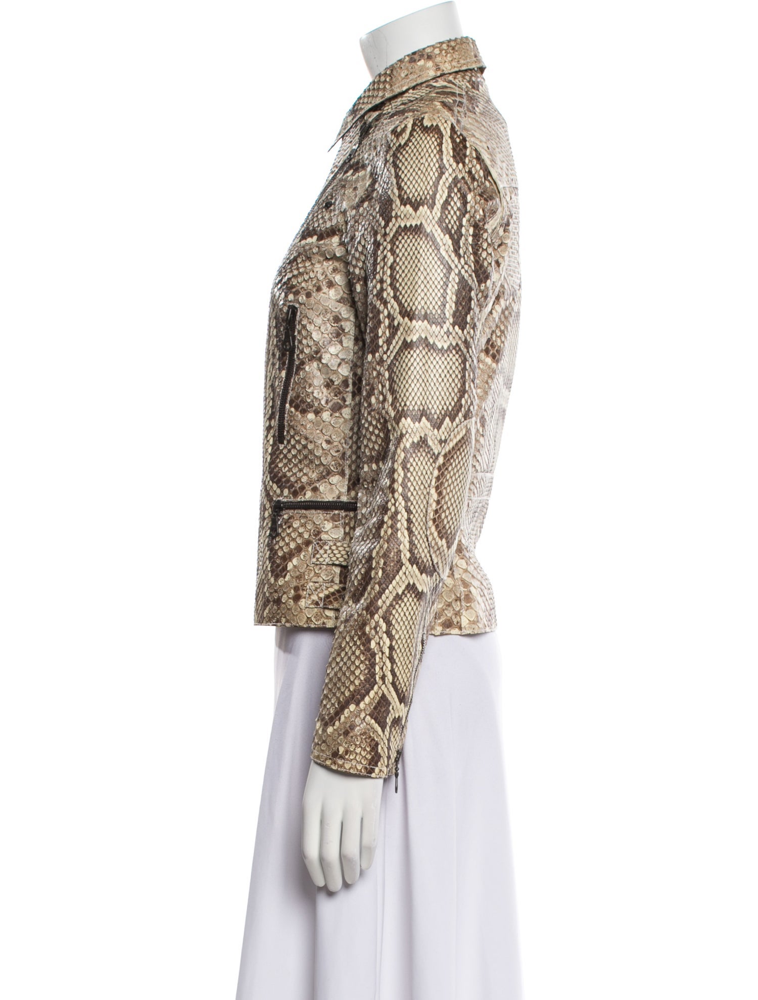 Lucien Pellat-Finet Python Printed Evening Jacket