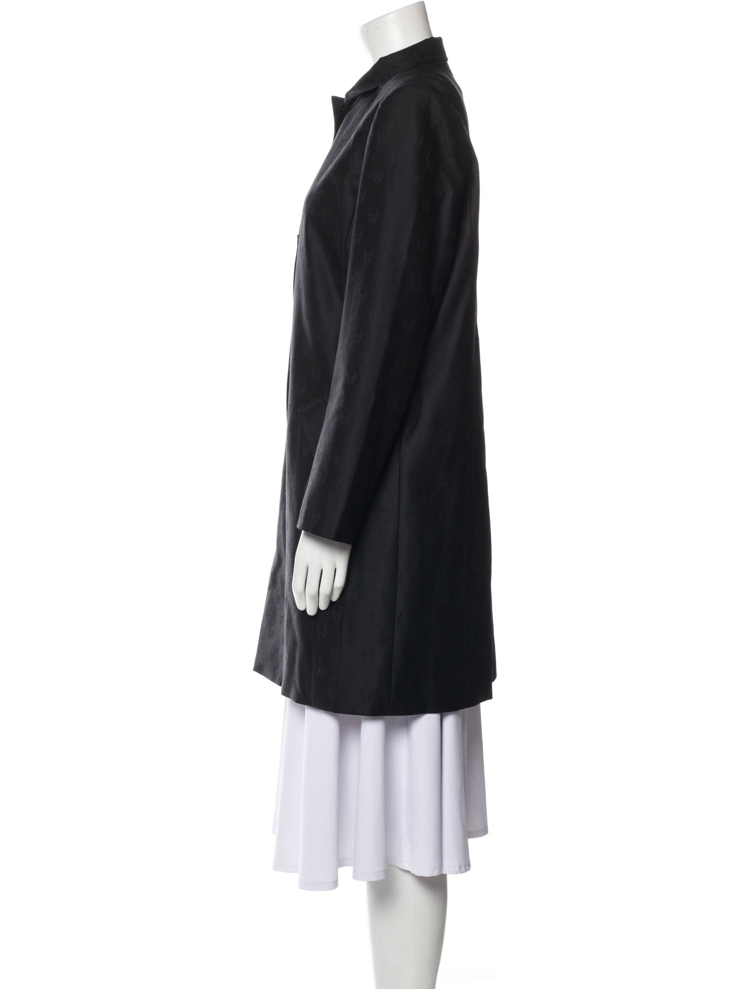 Lucien Pellat-Finet Wool Trench Coat