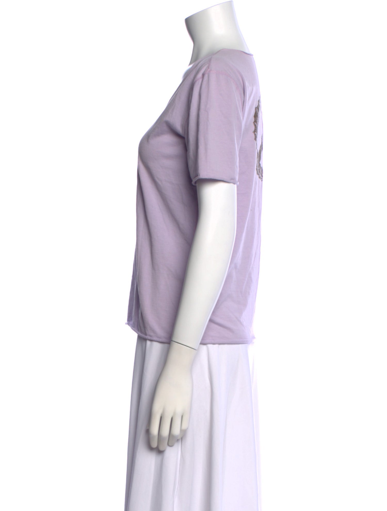 Lucien Pellat-Finet V-Neck Short Sleeve T-Shirt