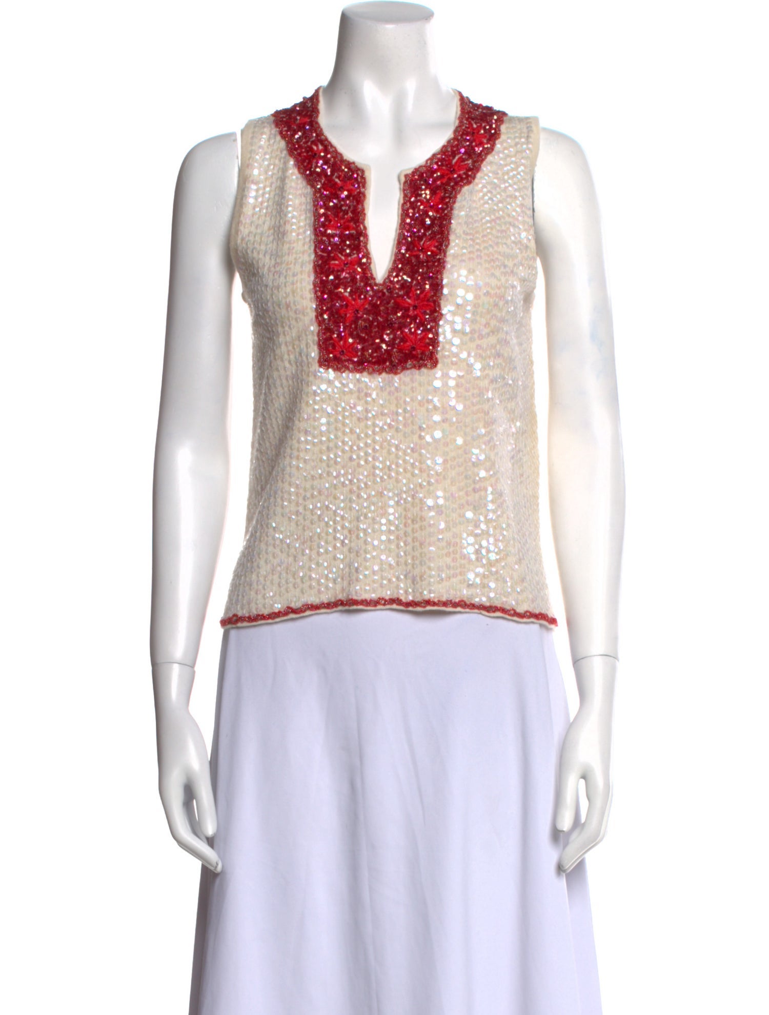 Lucien Pellat-Finet Cashmere V-Neck Sweater