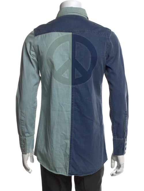 Lucien Pellat-Finet Long Sleeve Denim Shirt