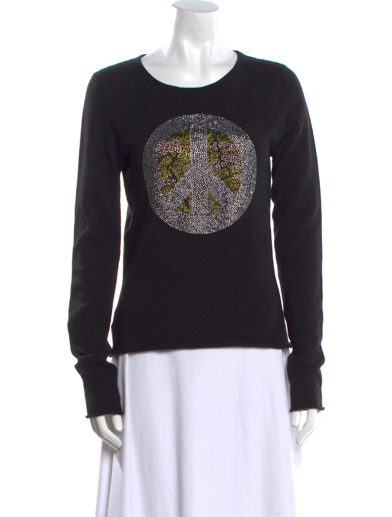 Lucien Pellat-Finet Cashmere Graphic Print Sweater
