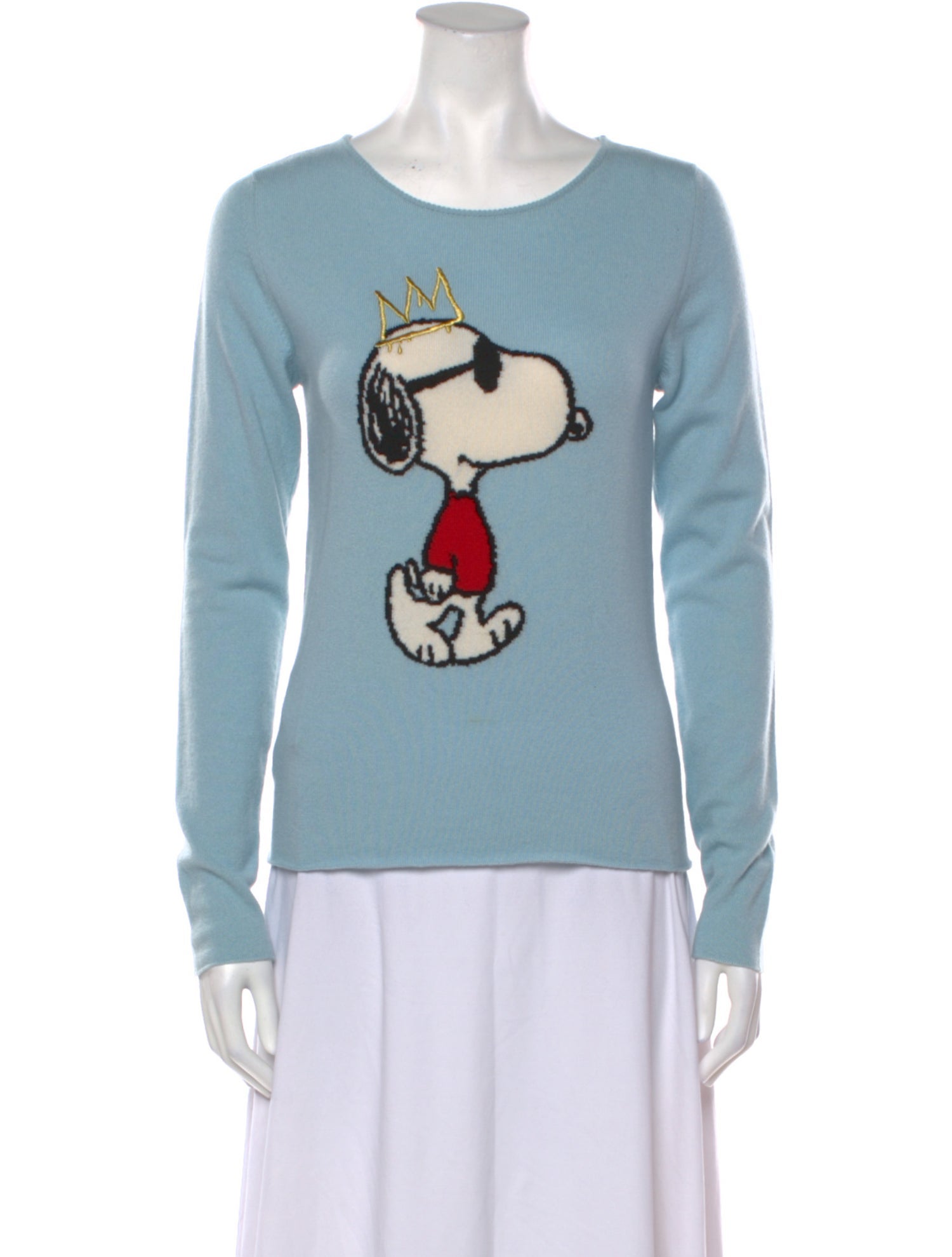 Lucien Pellat-Finet Cashmere Graphic Print Sweater