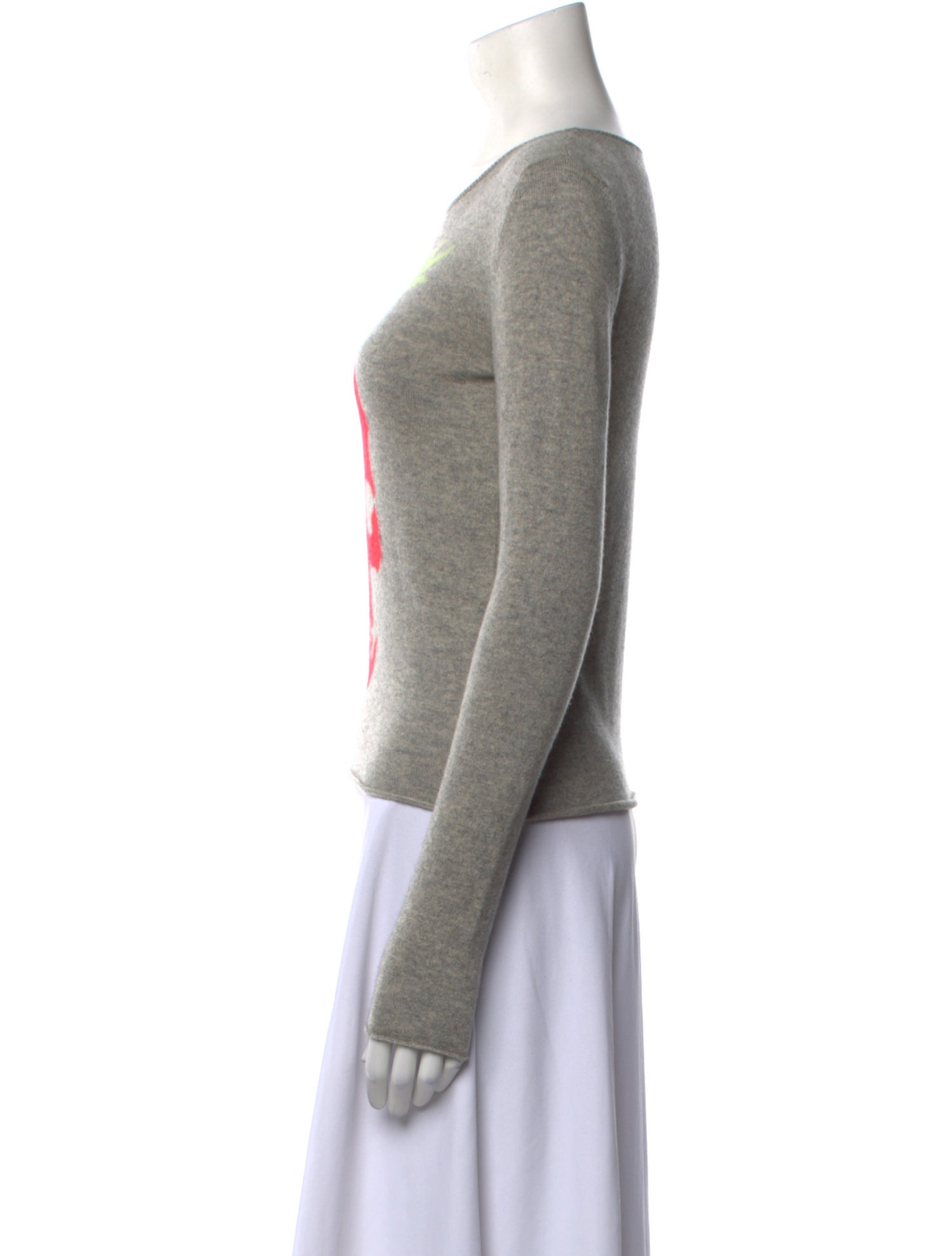 Lucien Pellat-Finet Cashmere Graphic Print Sweater