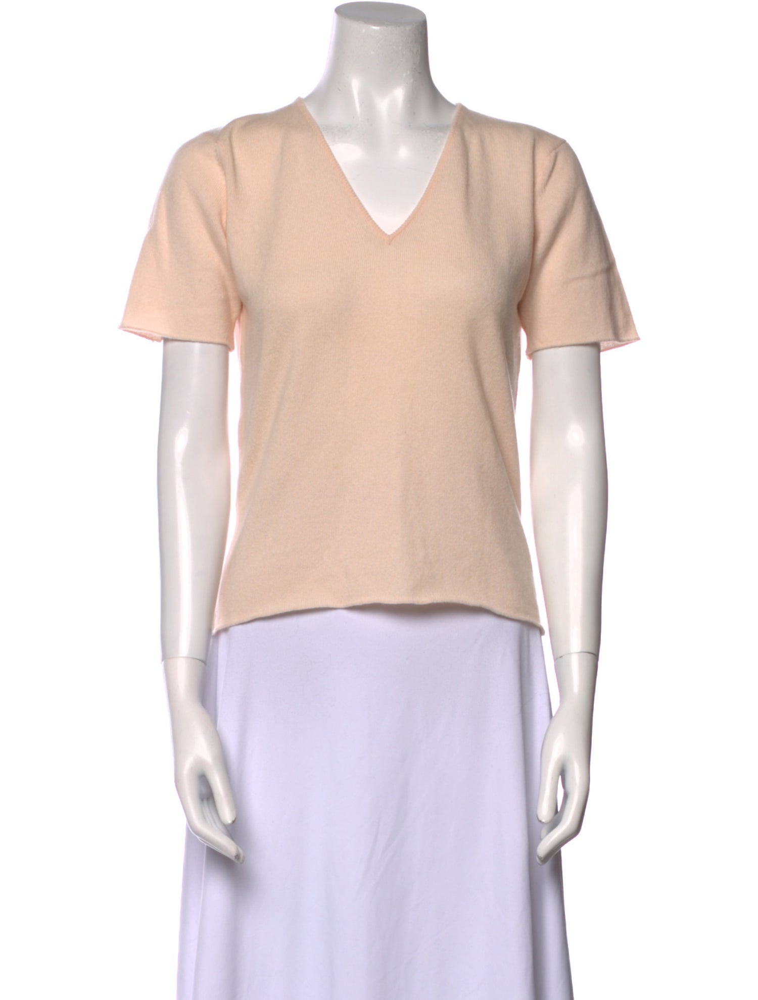 Lucien Pellat-Finet Cashmere V-Neck T-Shirt