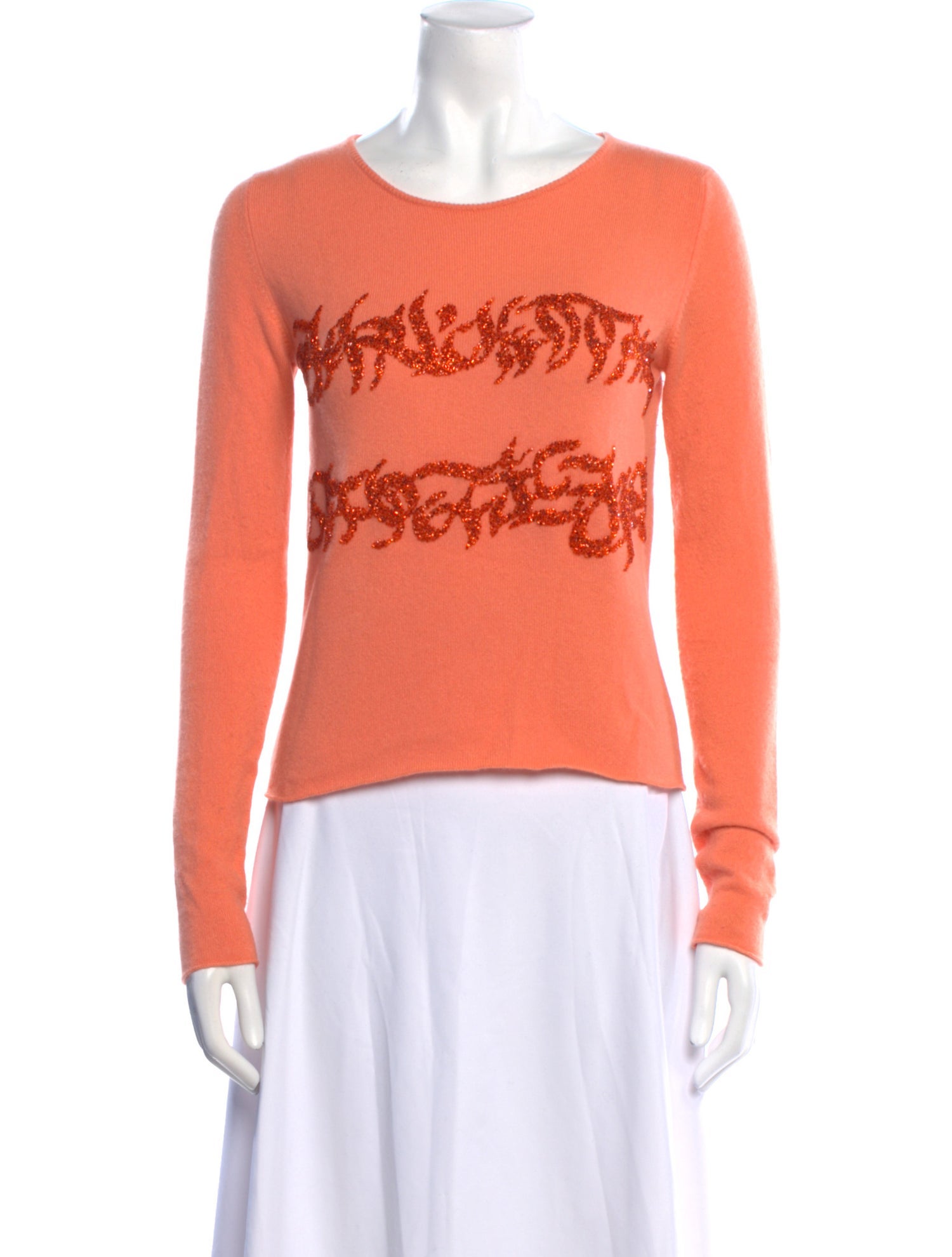 Lucien Pellat-Finet Cashmere Graphic Print Sweater