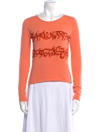 Lucien Pellat-Finet Cashmere Graphic Print Sweater