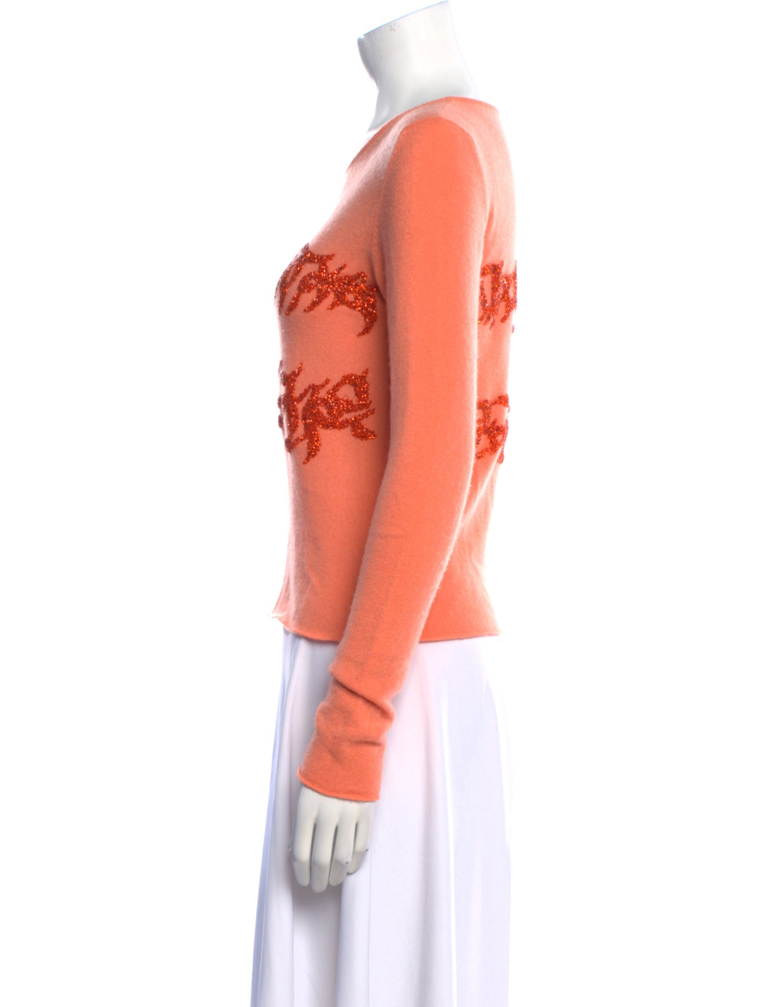 Lucien Pellat-Finet Cashmere Graphic Print Sweater