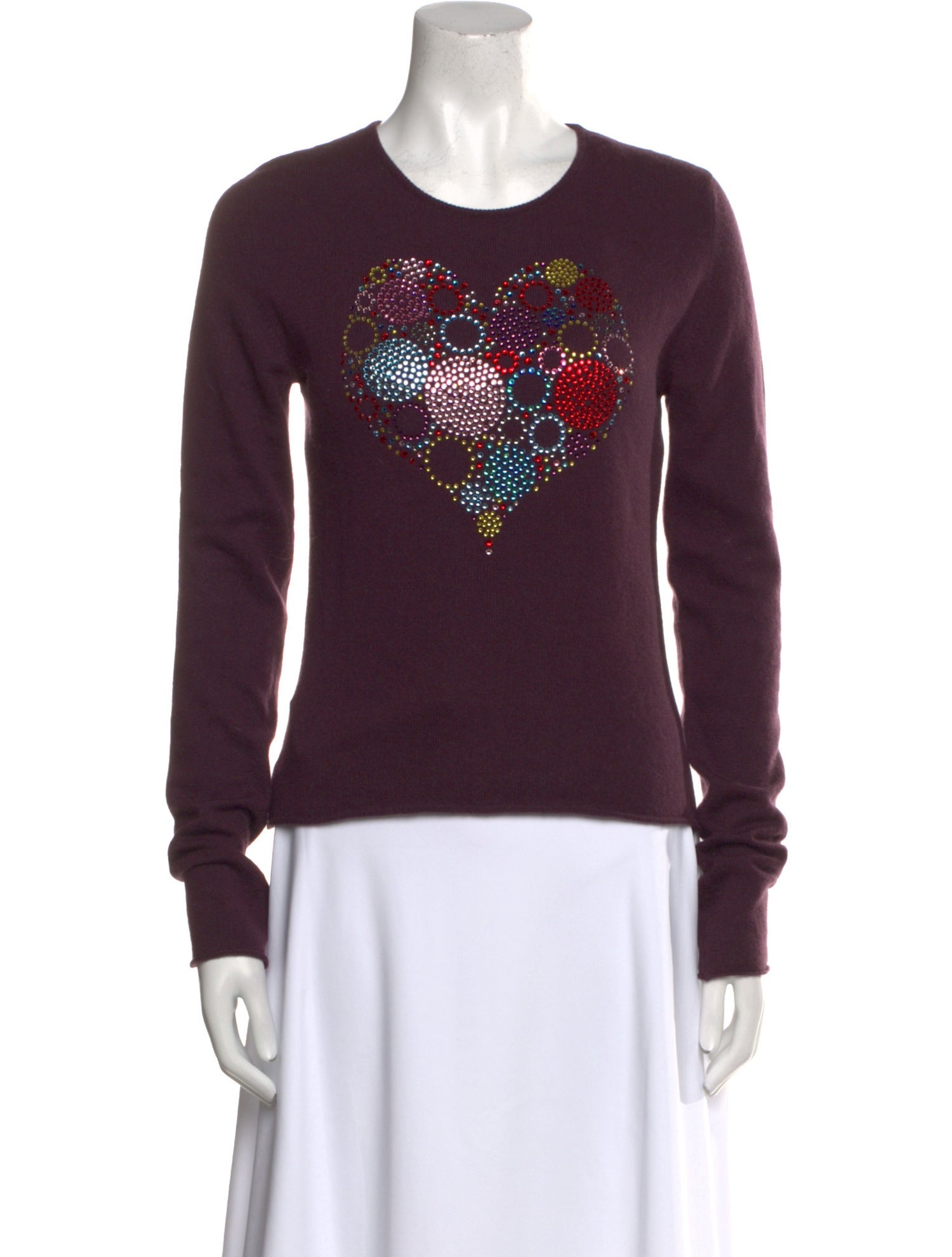 Lucien Pellat-Finet Cashmere Graphic Print Sweater