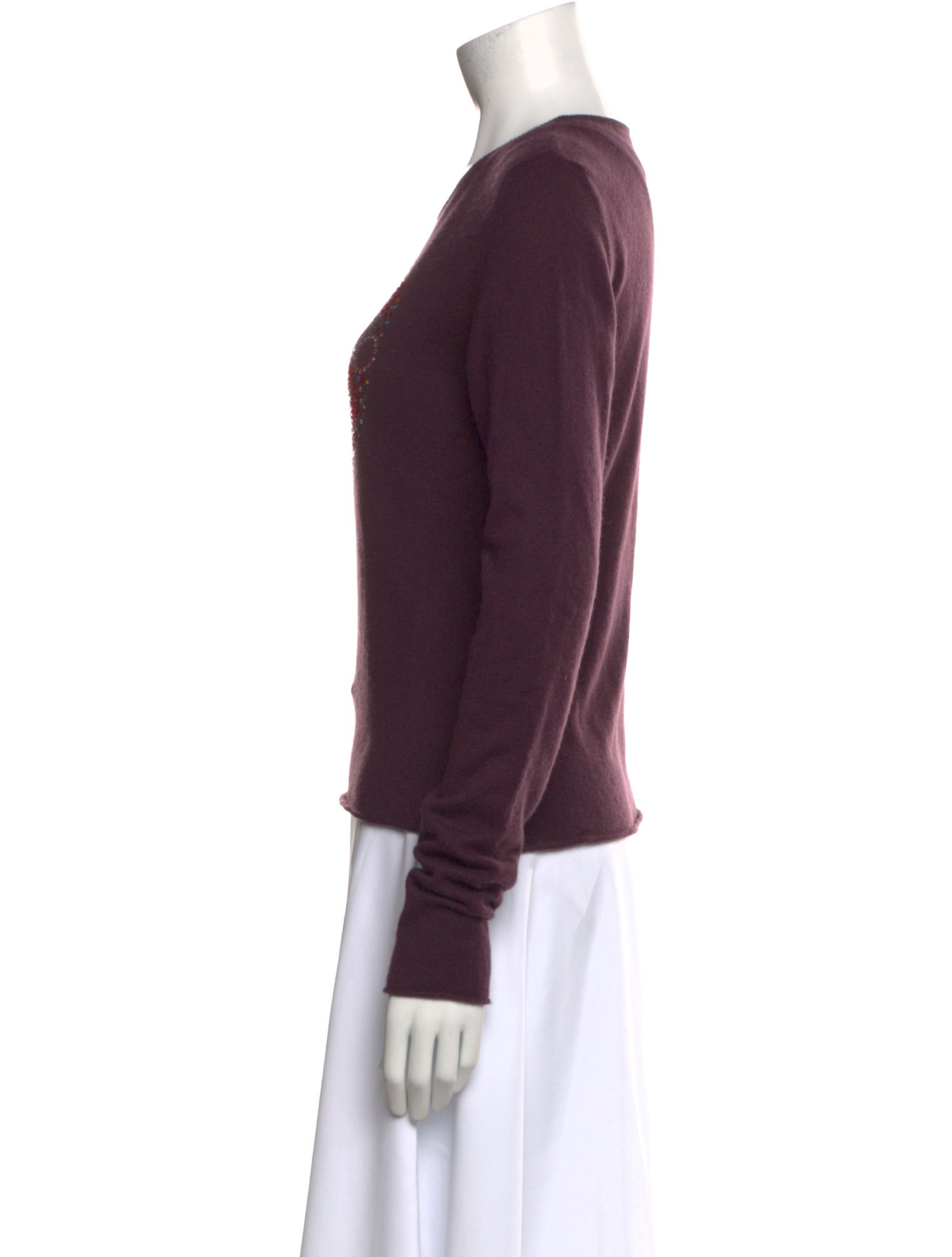 Lucien Pellat-Finet Cashmere Graphic Print Sweater