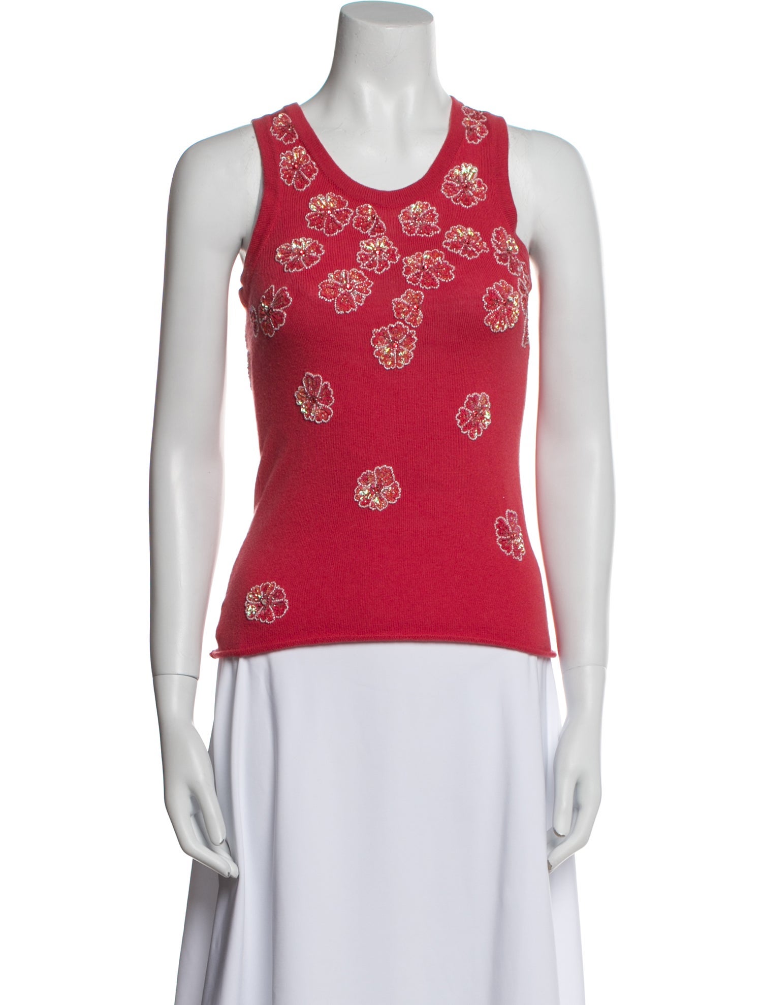 Lucien Pellat-Finet Cashmere Printed Top