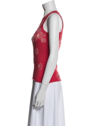 Lucien Pellat-Finet Cashmere Printed Top