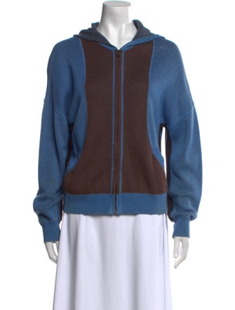 Lucien Pellat-Finet Colorblock Pattern Crew Neck Sweater