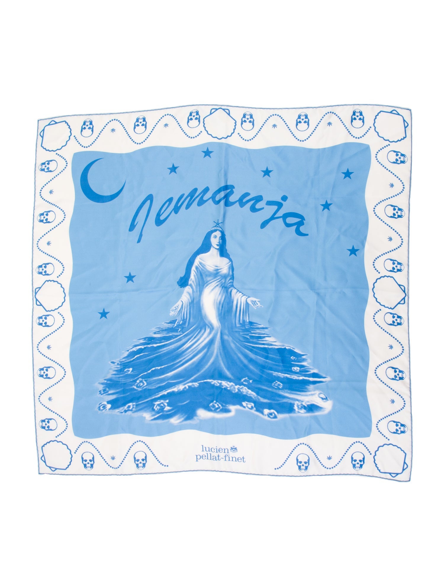 Lucien Pellat-Finet Silk Printed Scarf