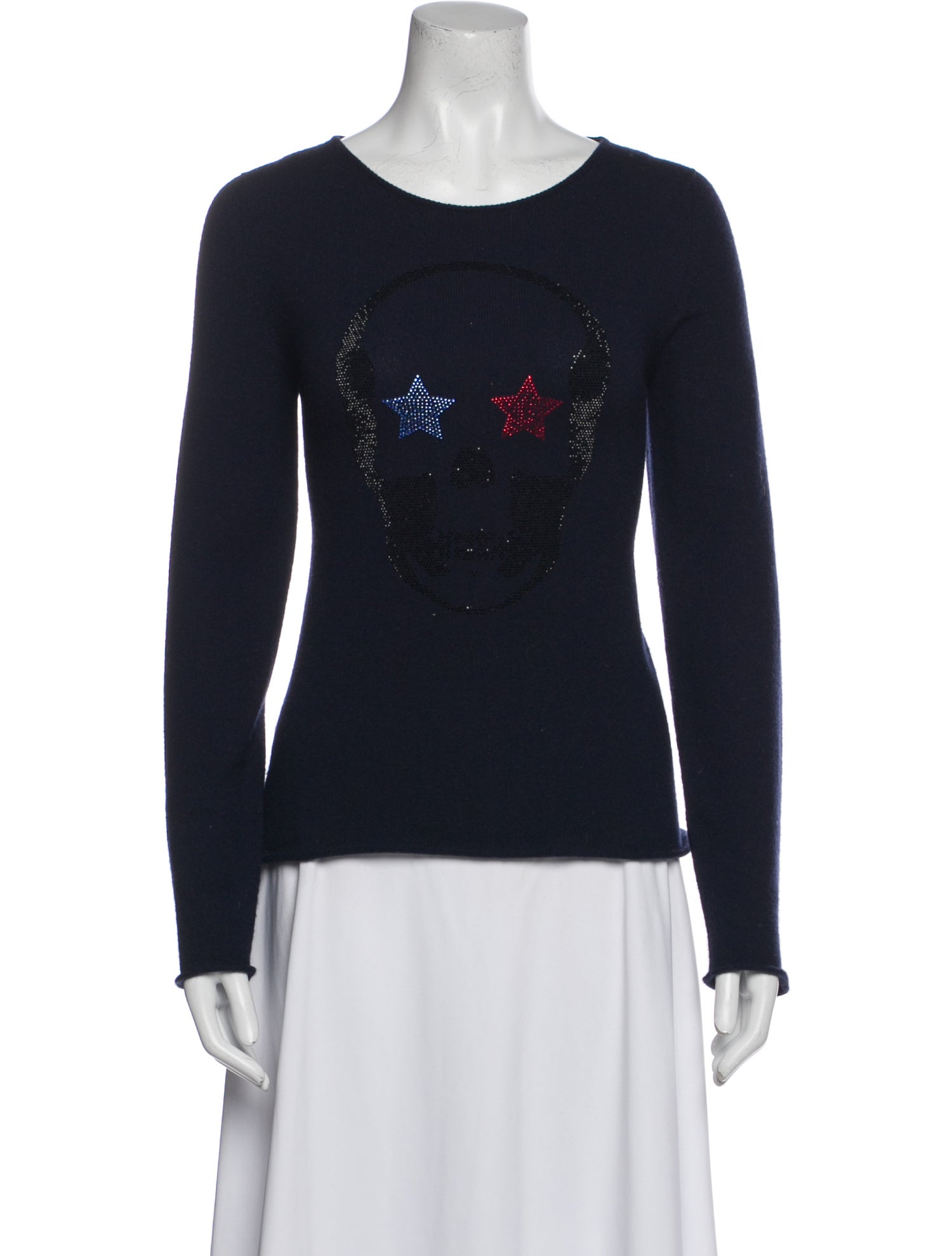 Lucien Pellat-Finet Cashmere Graphic Print Sweater