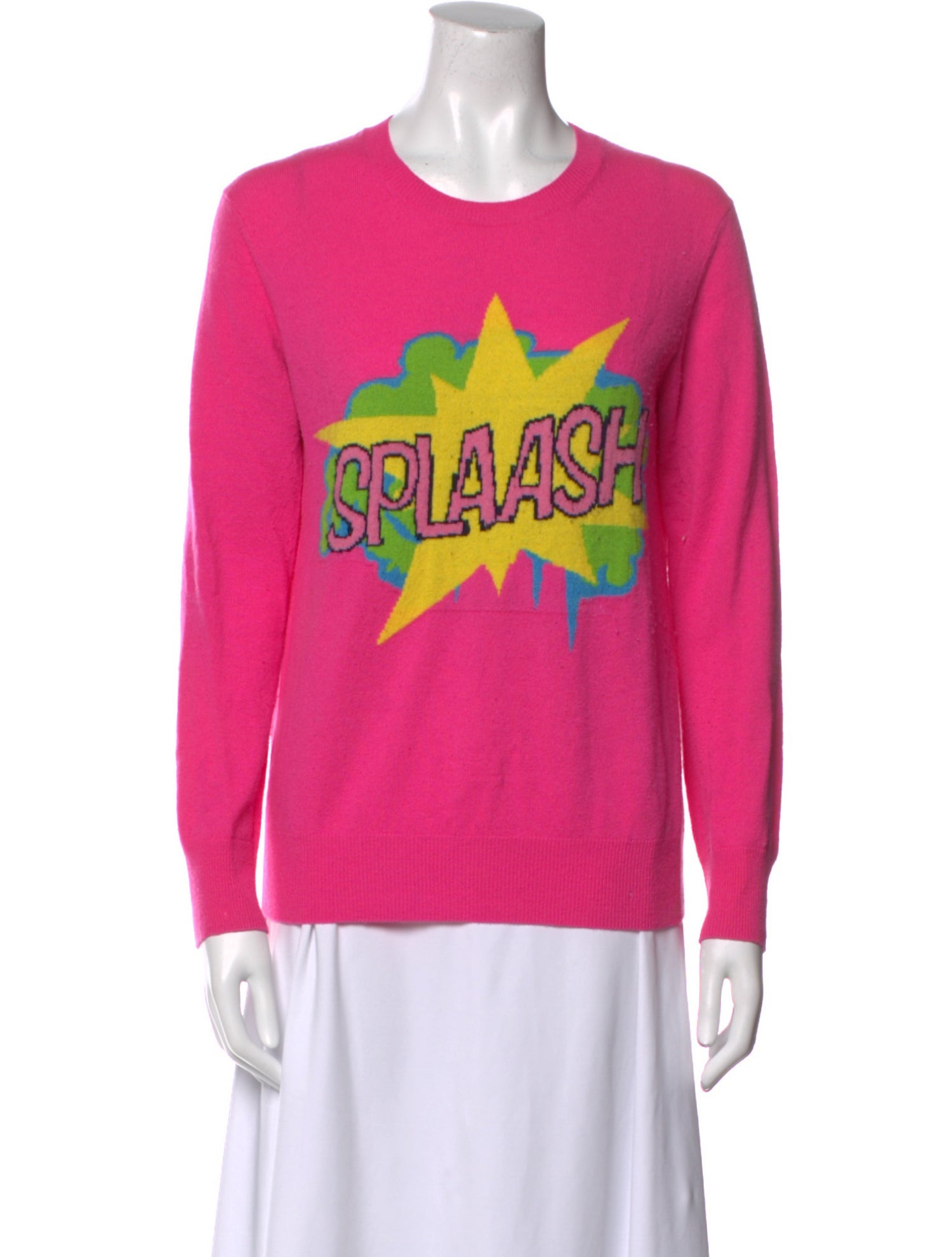 Lucien Pellat-Finet Cashmere Graphic Print Sweater