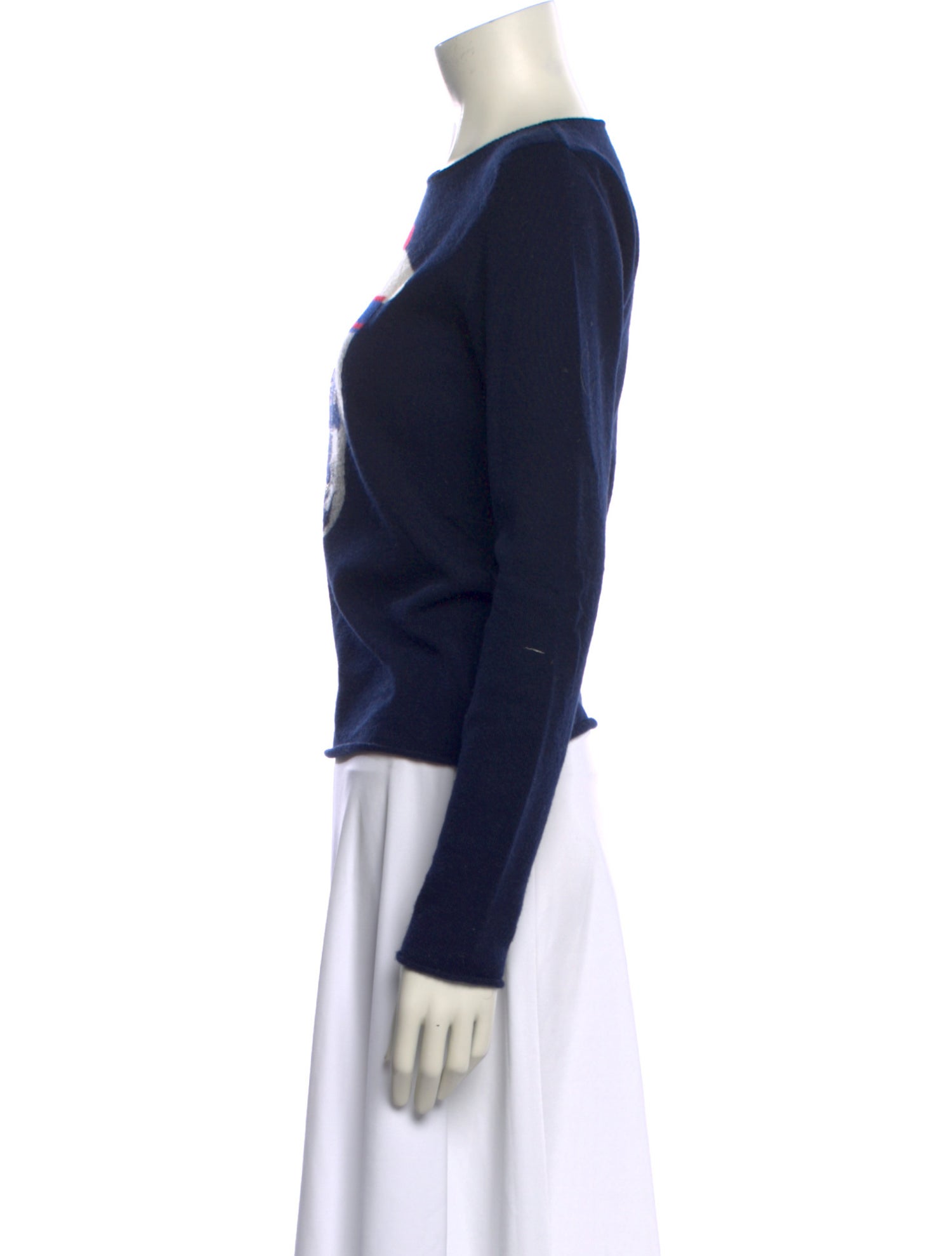 Lucien Pellat-Finet Cashmere Graphic Print Sweater