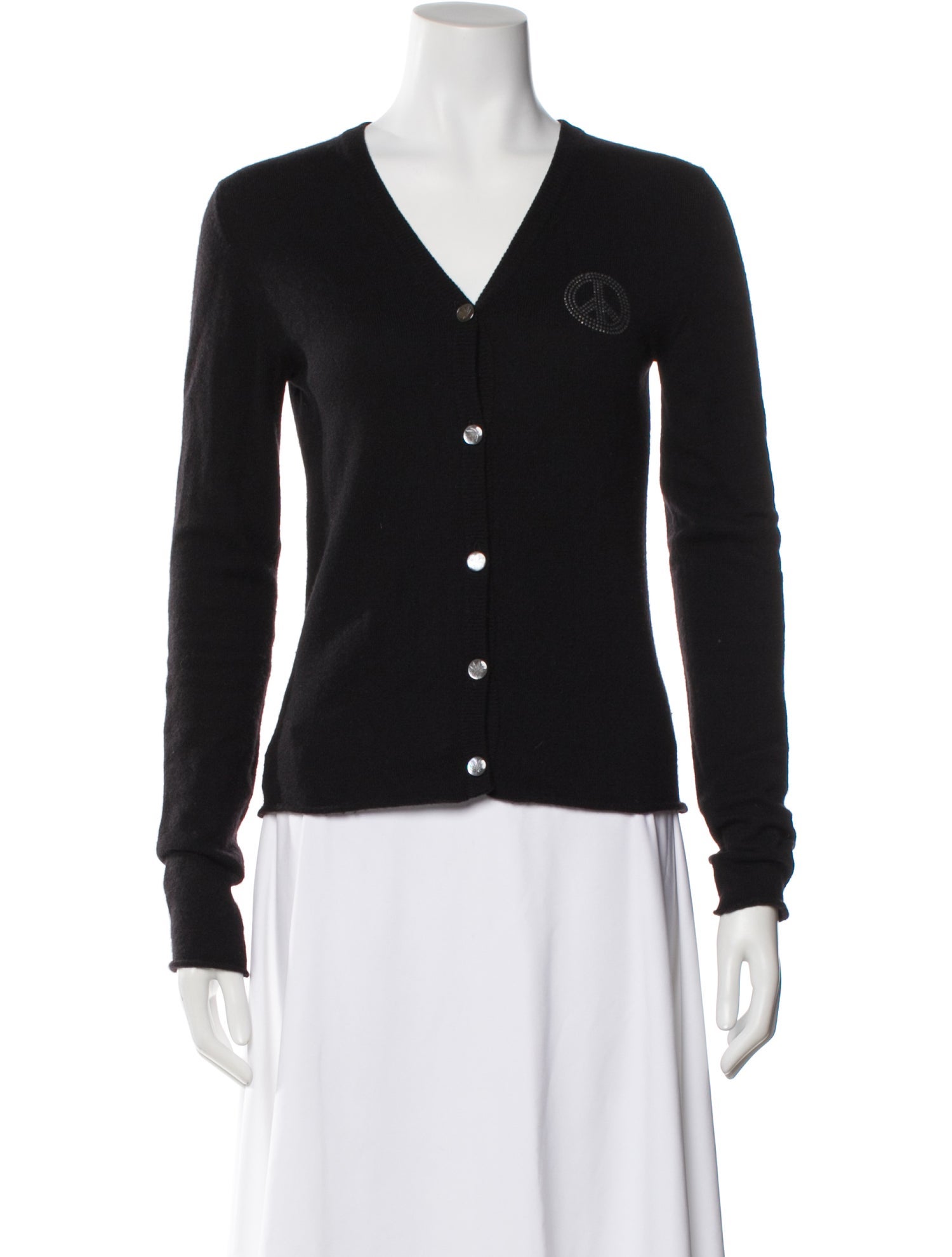 Lucien Pellat-Finet Cashmere V-Neck Top