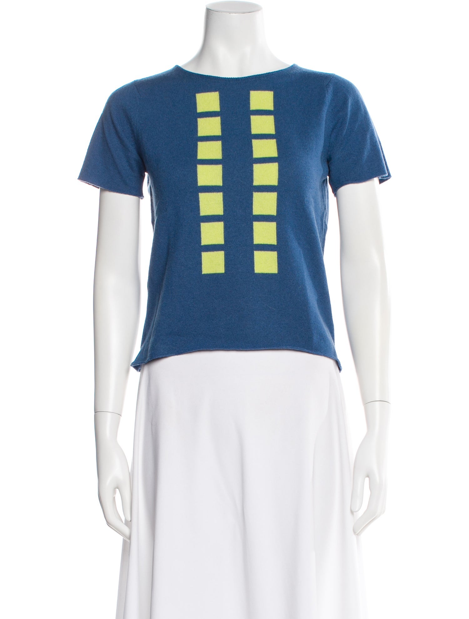 Lucien Pellat-Finet Cashmere Graphic Print Sweater