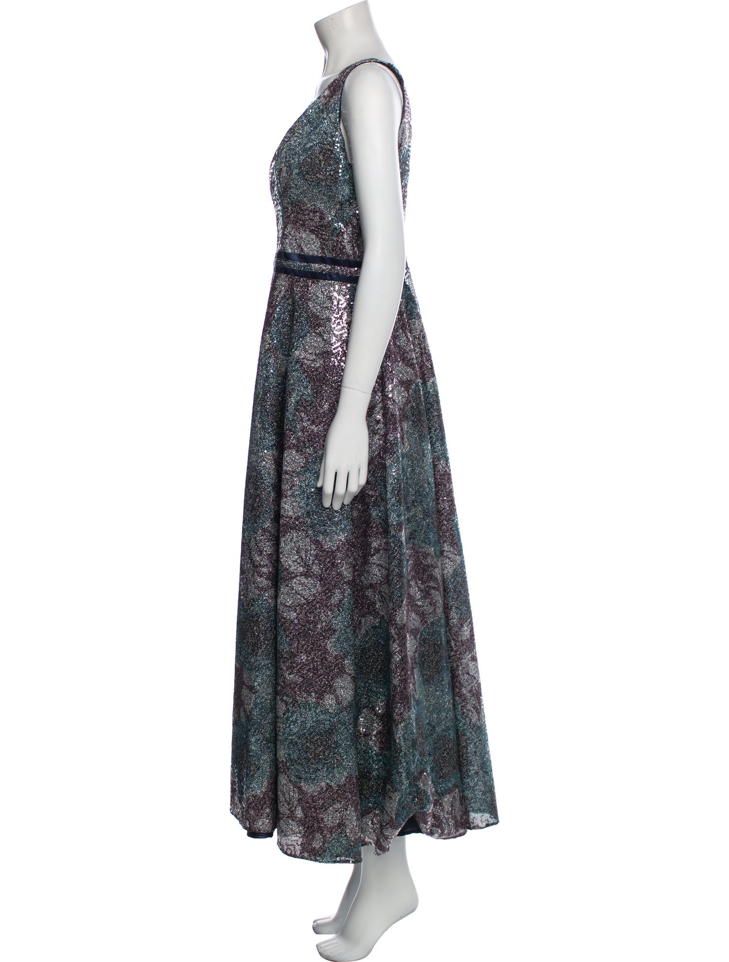 Lara Floral Print Long Dress